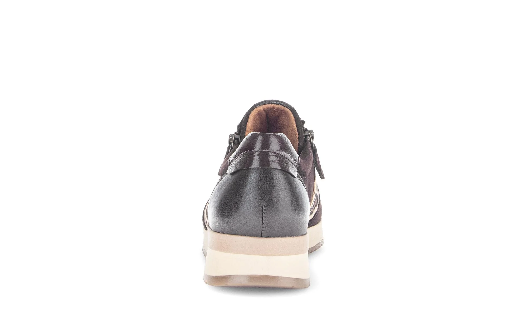 Baskets marron en cuir - Image 4