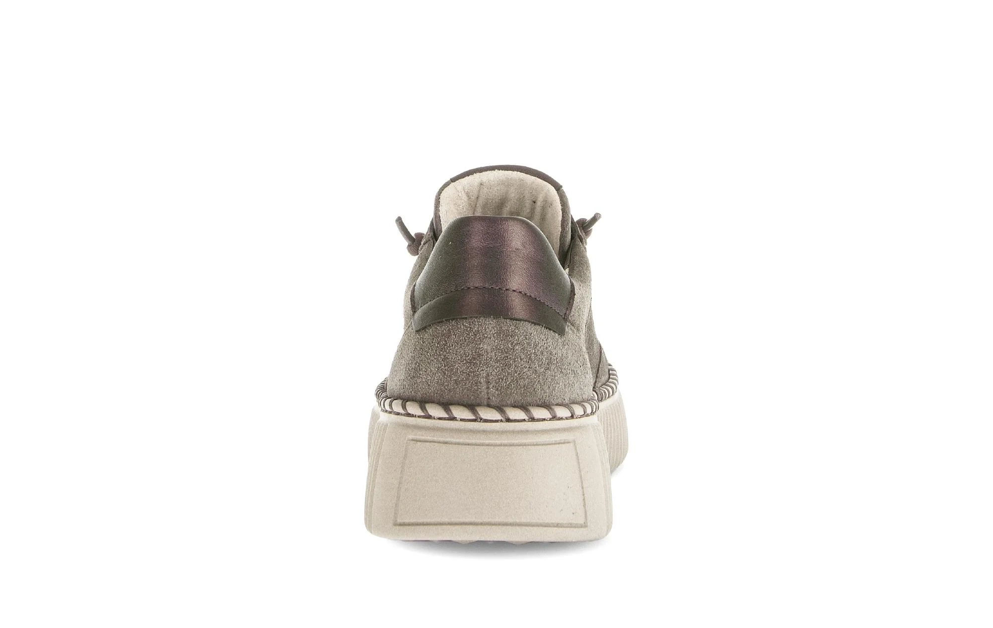 Baskets marron en cuir - Image 4