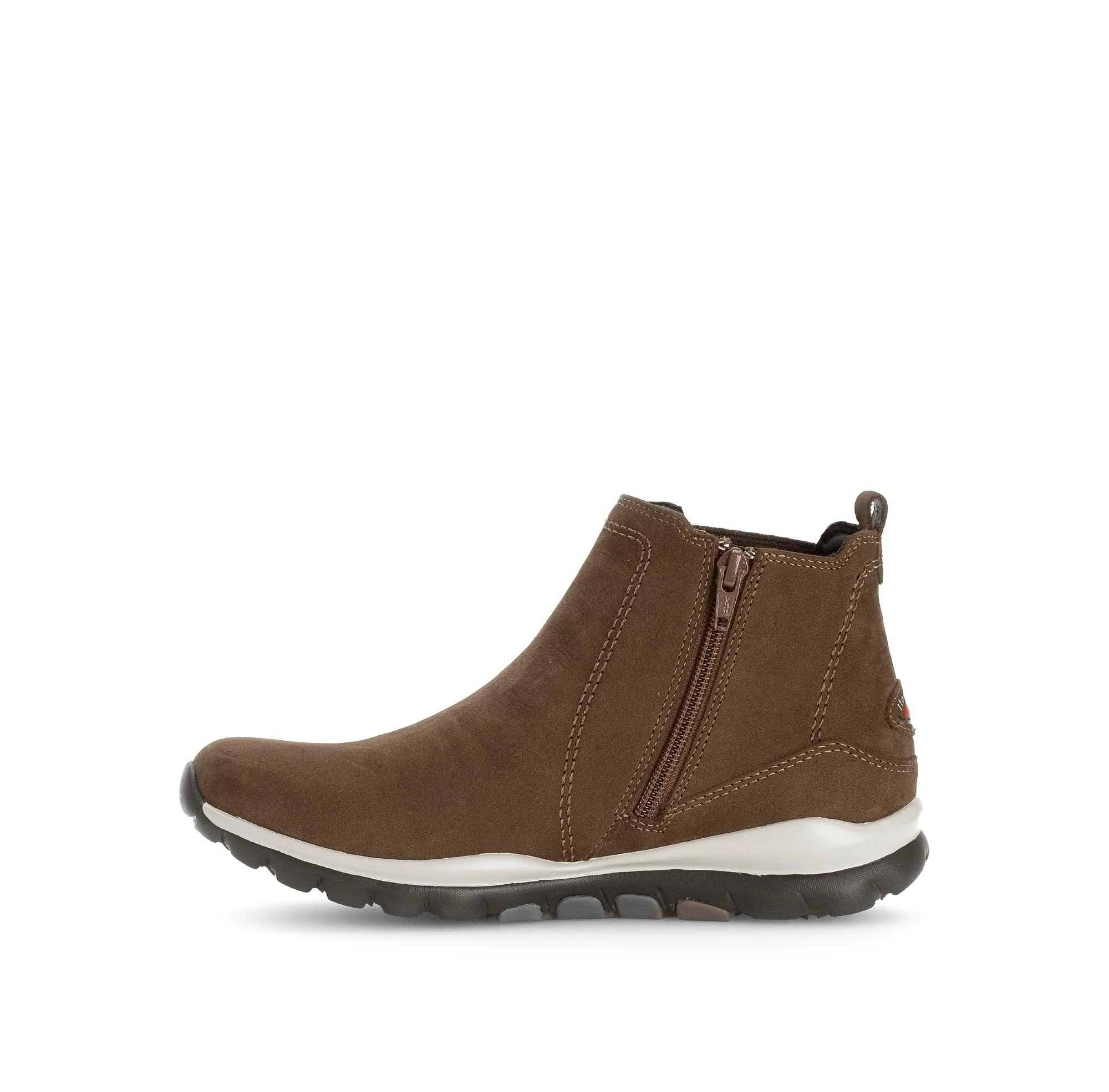 Bottines marron en cuir - Image 2