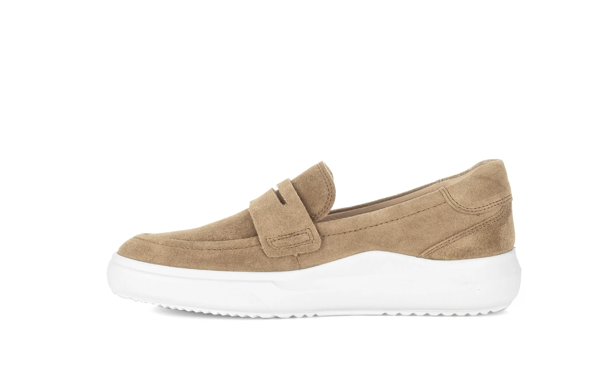Mocassin beige en nubuck - Image 2