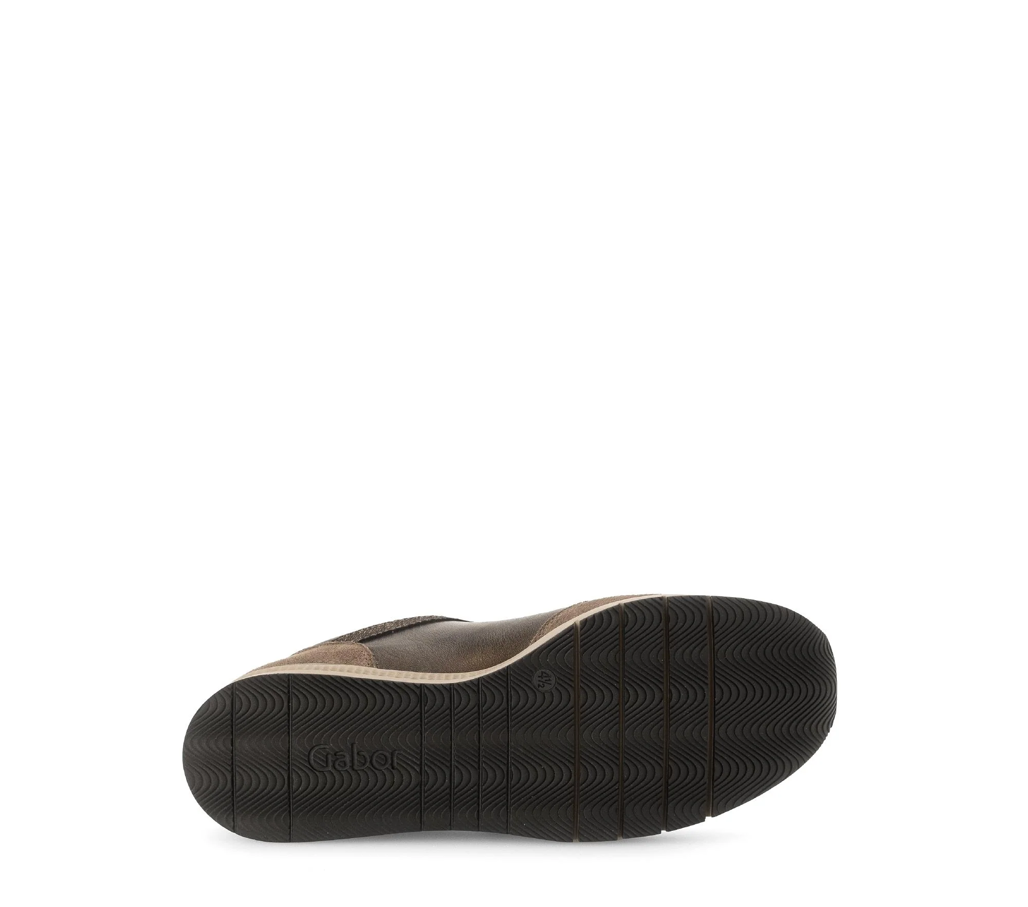 Baskets marron en cuir lisse - Image 7