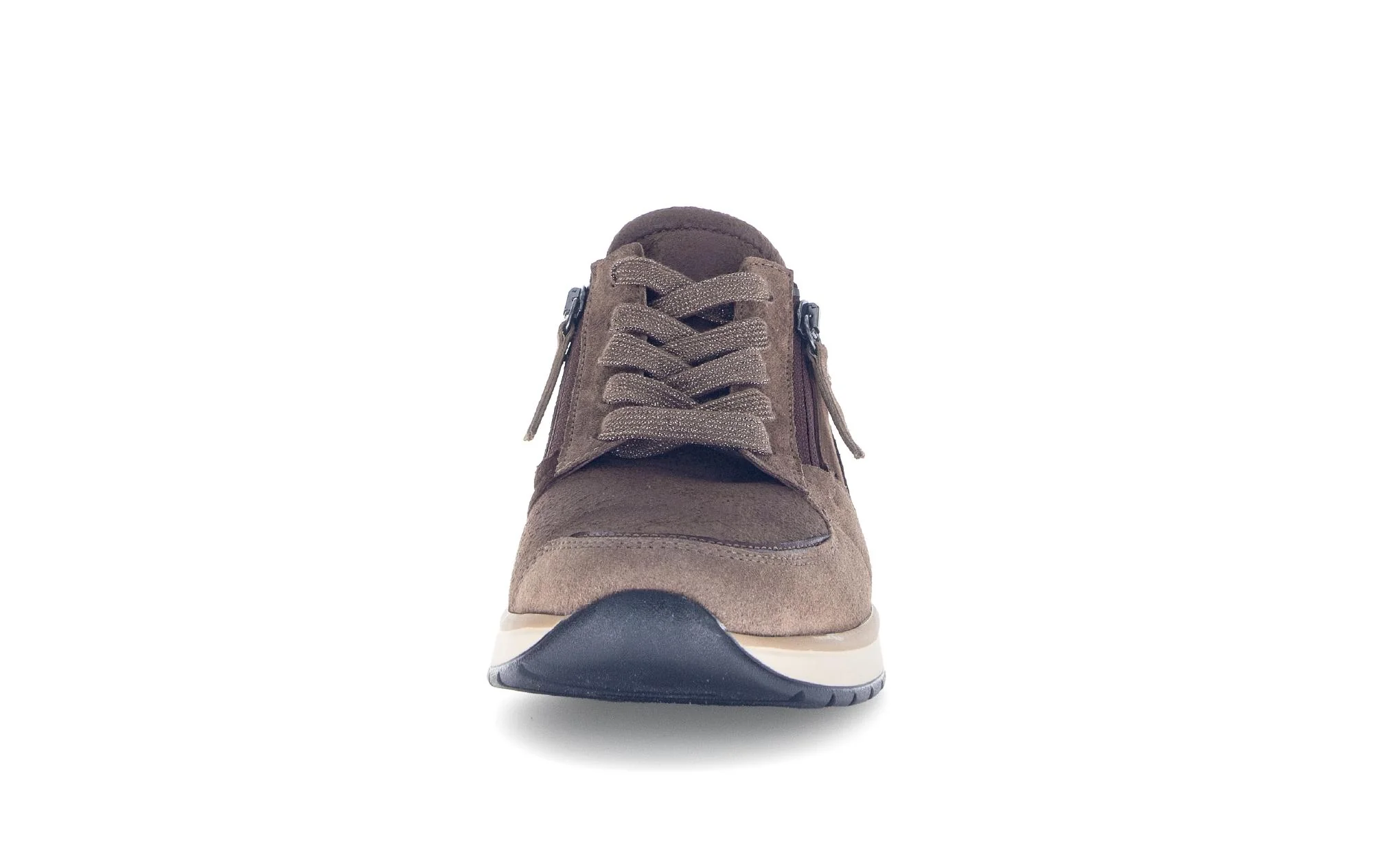 Baskets marron en Textile et Nubuck (adaptées Hallux Valgus) - Image 5