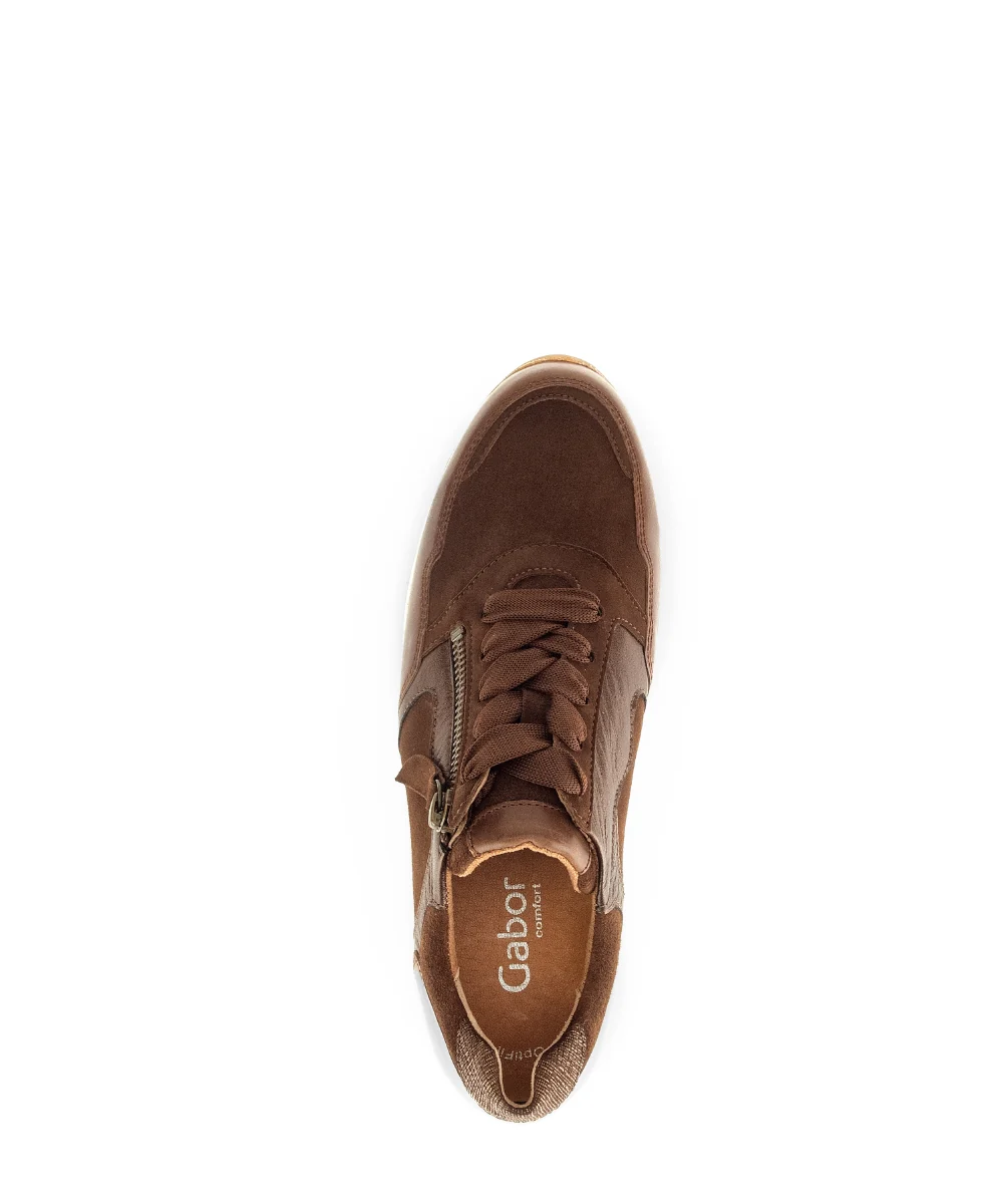 Baskets marrons en cuir - Image 3