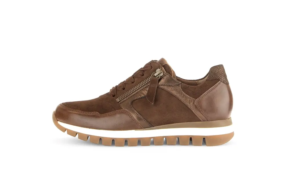 Baskets marrons en cuir - Image 6