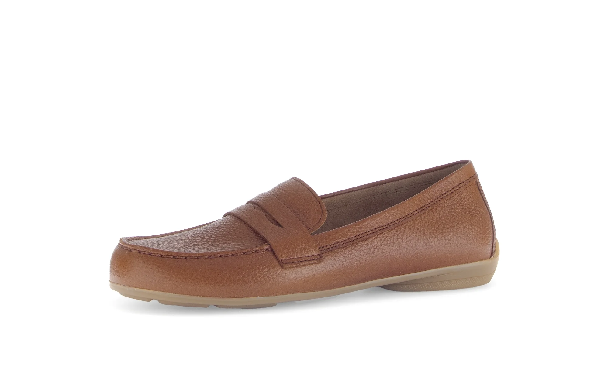 Mocassins marrons en cuir - Image 6