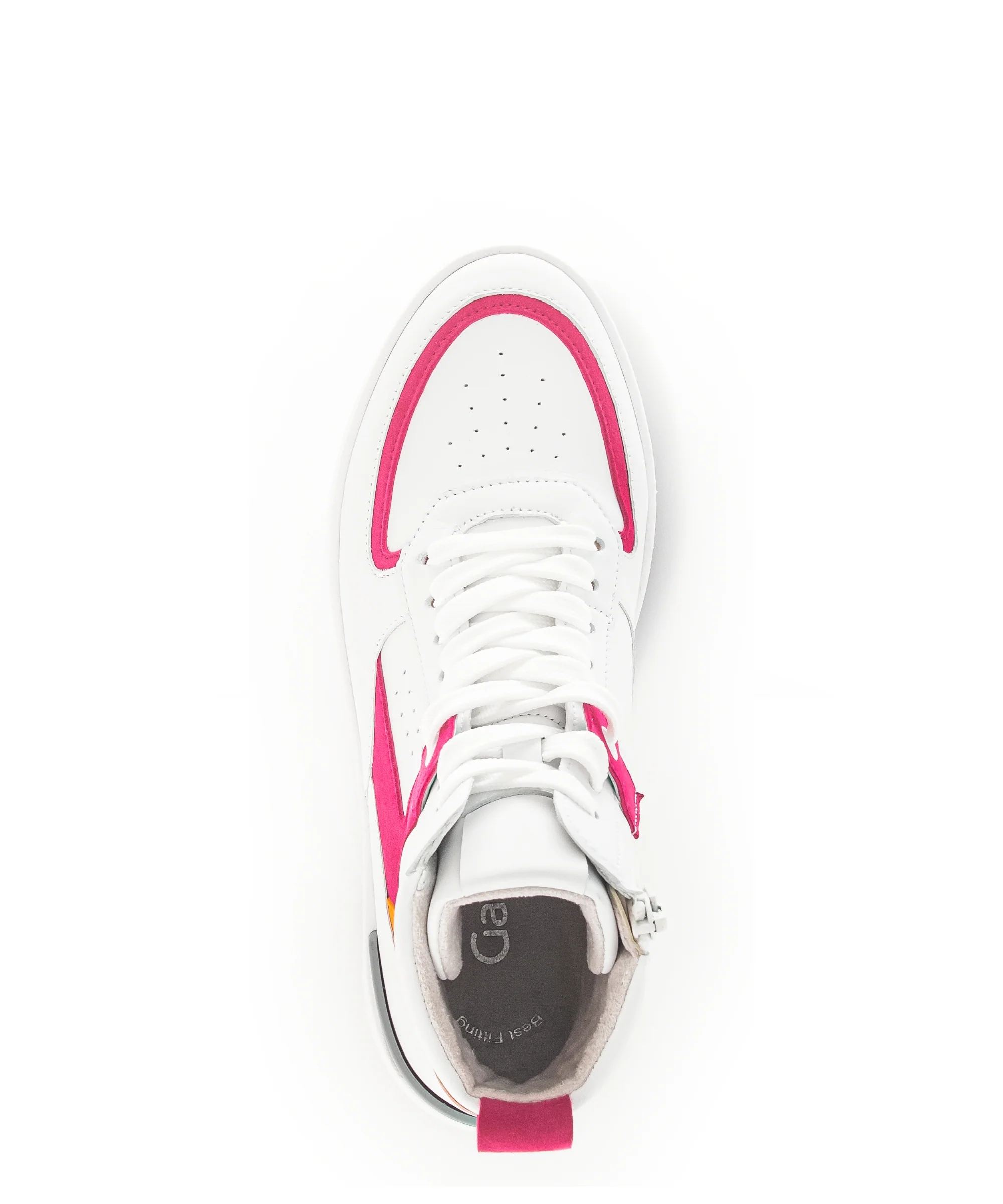 Baskets montantes blanches en cuir - Image 6