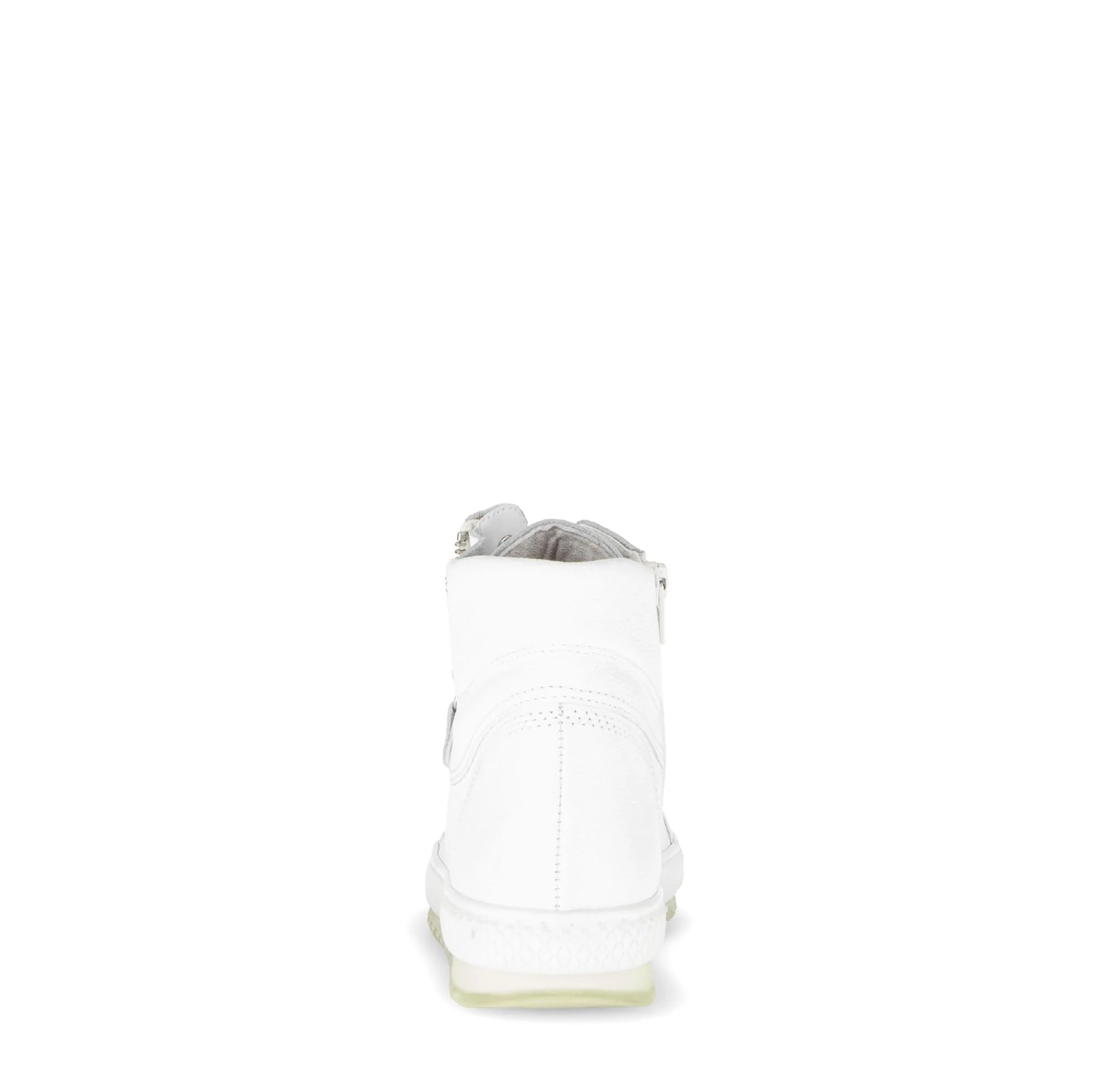 Baskets montantes blanches en cuir - Image 4