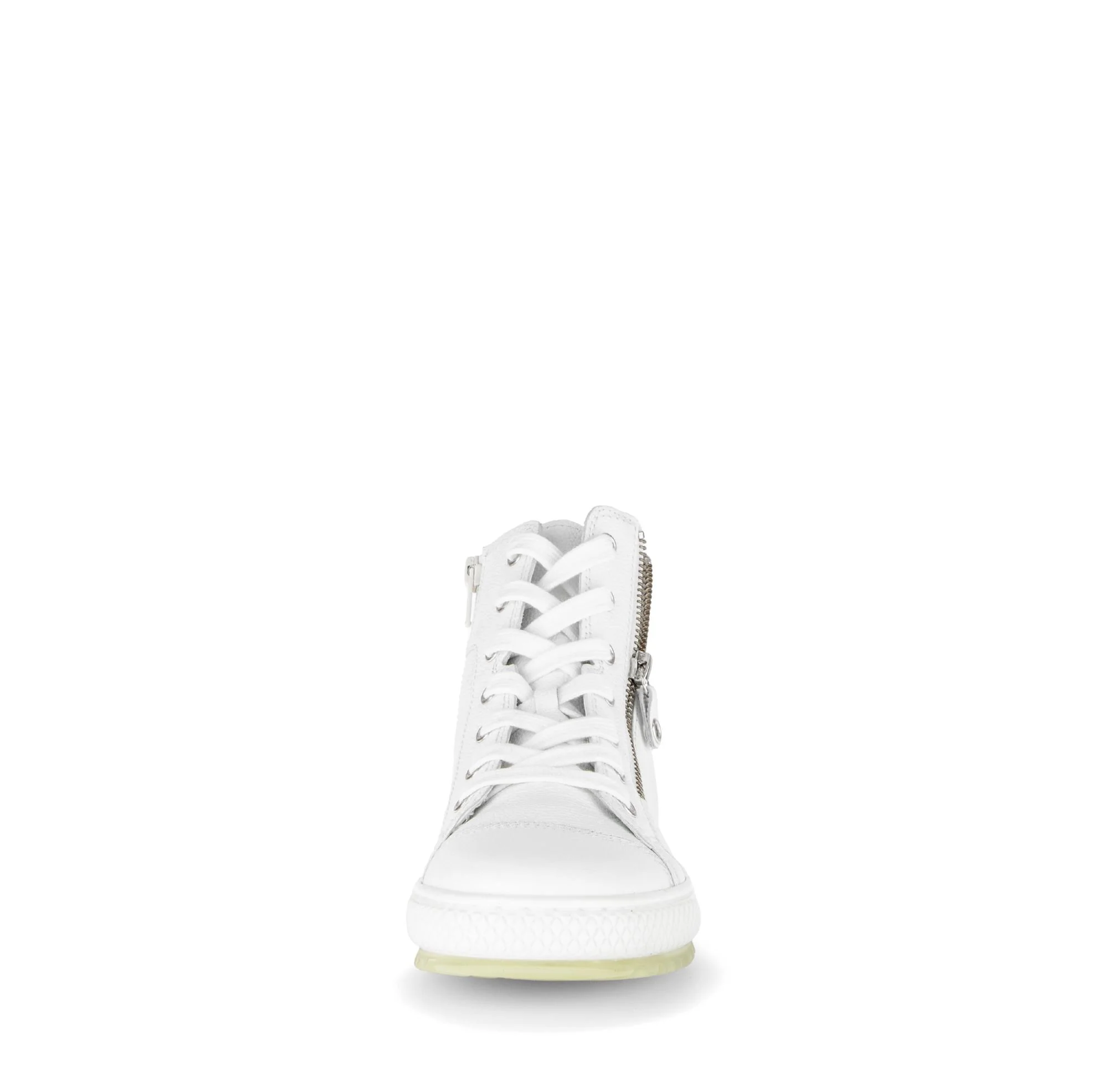 Baskets montantes blanches en cuir - Image 5