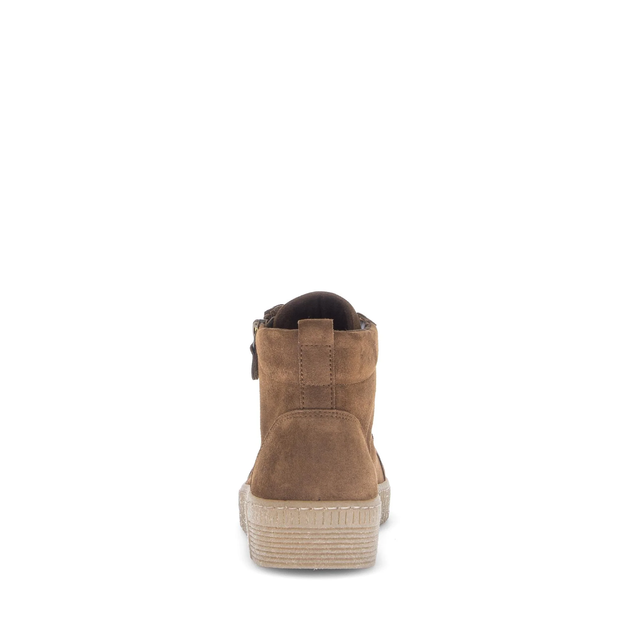 Baskets montantes marron en cuir - Image 4