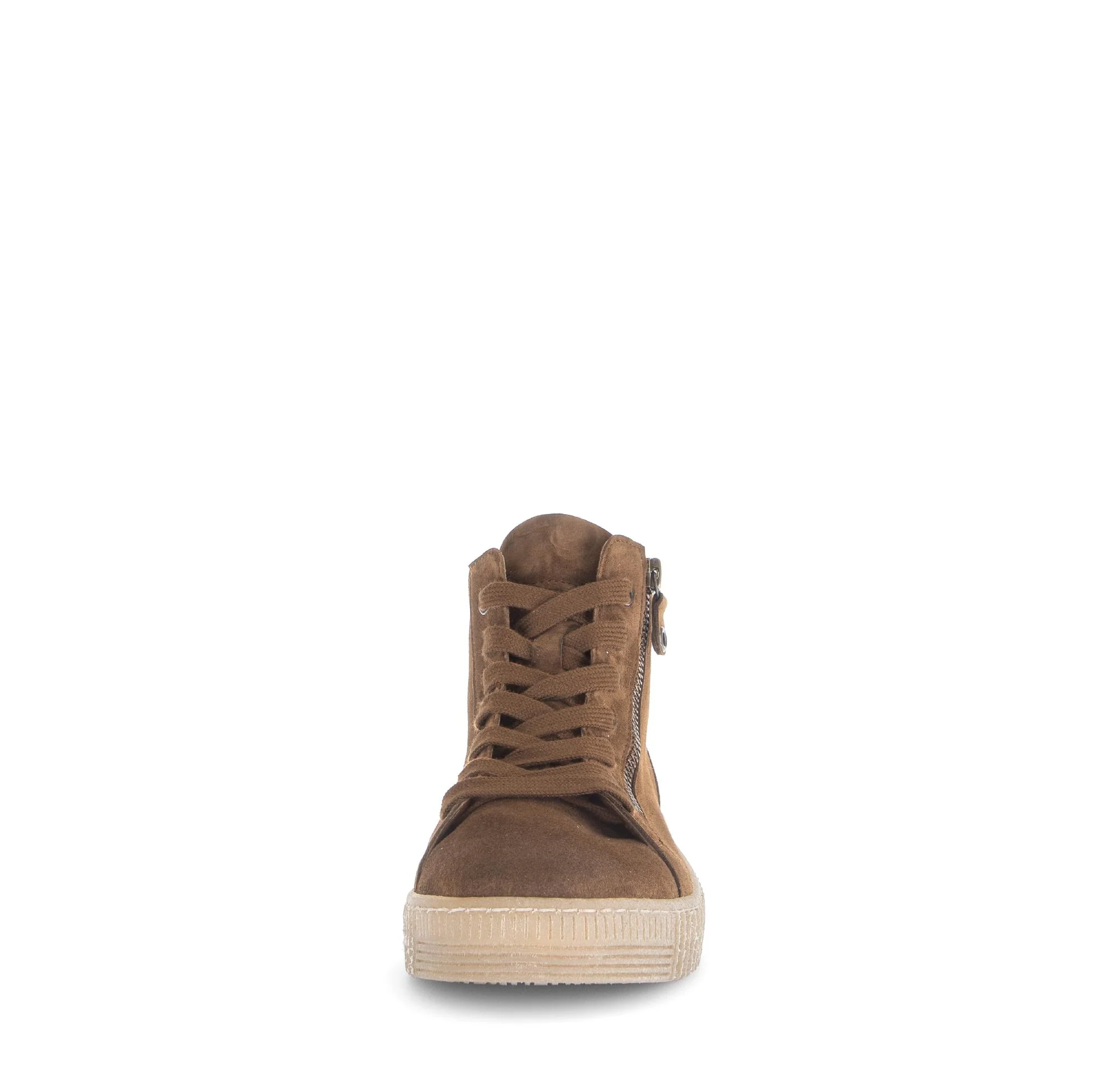 Baskets montantes marron en cuir - Image 5