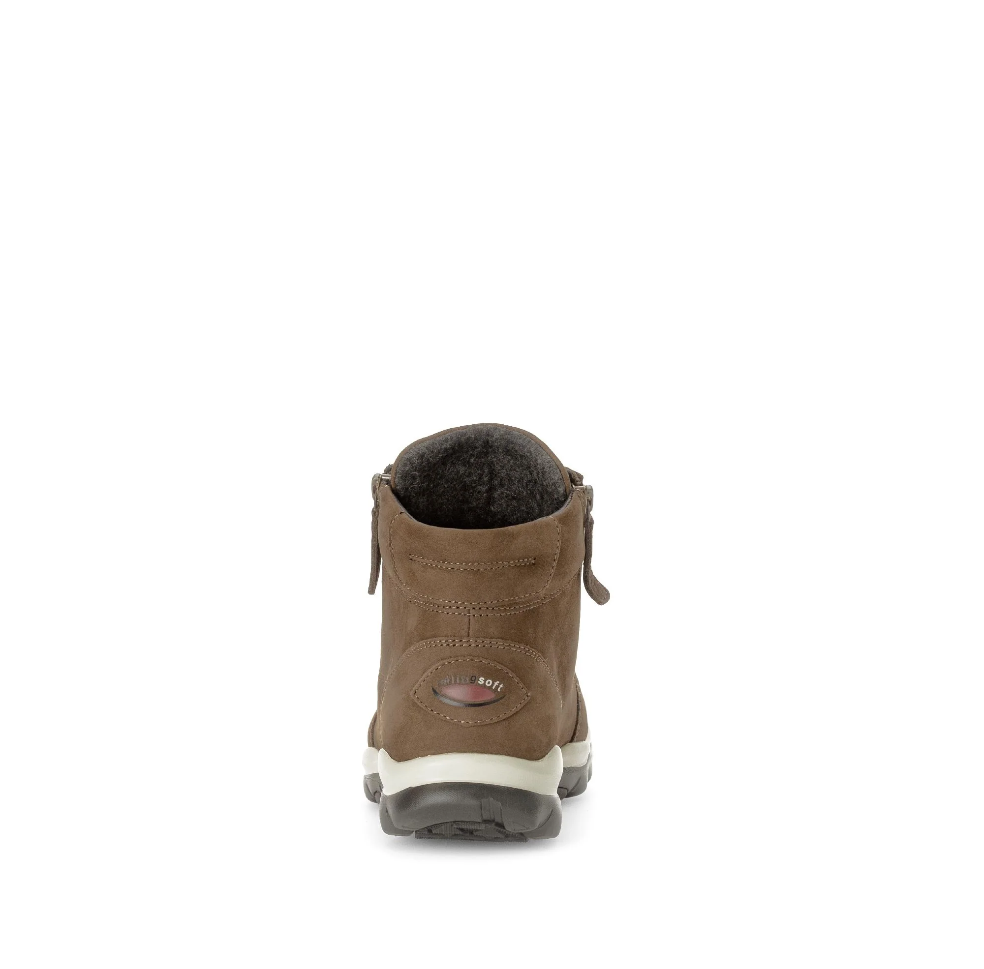 Baskets montantes marron en cuir - Image 4
