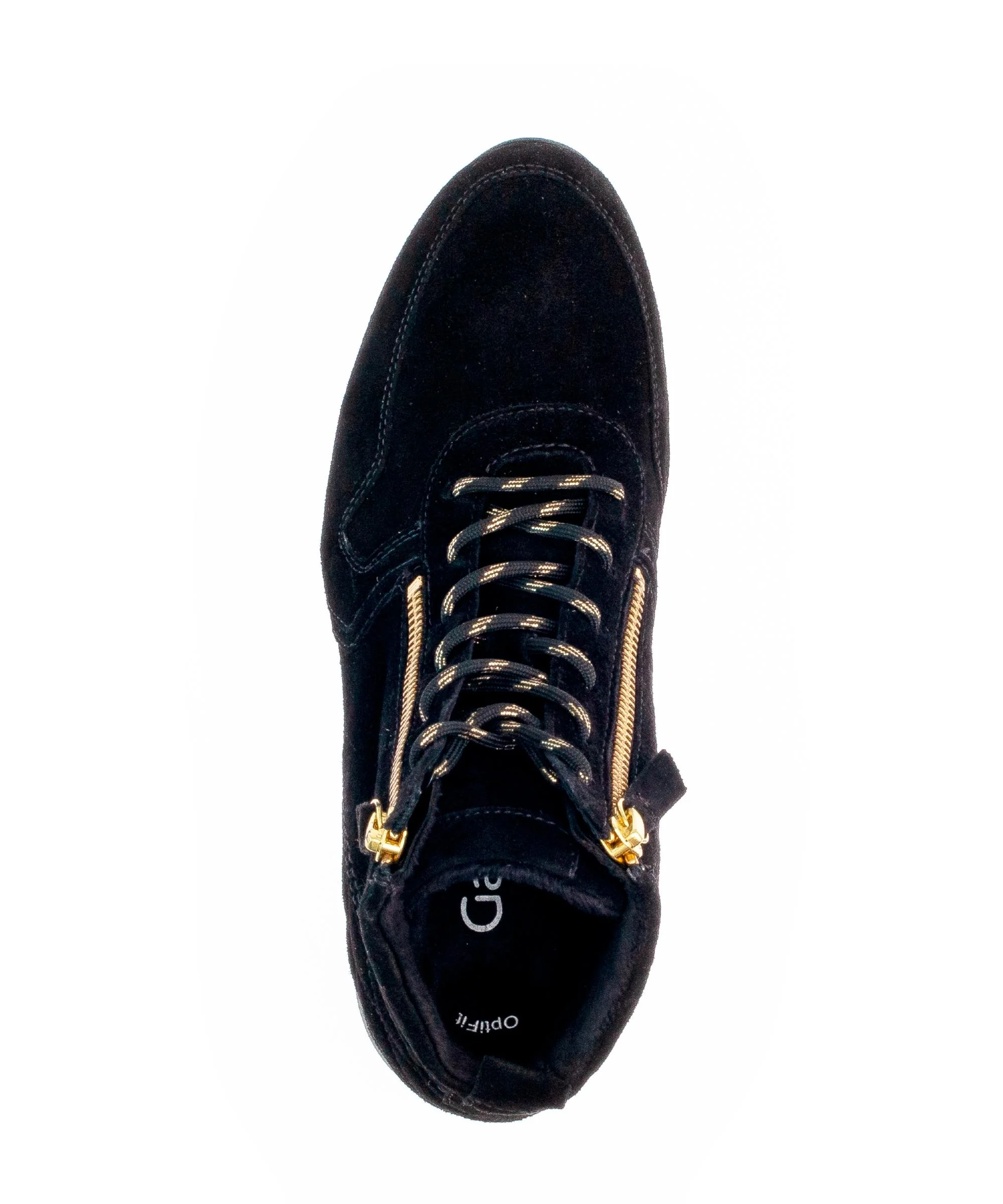 Baskets montantes noires en nubuck - Image 3