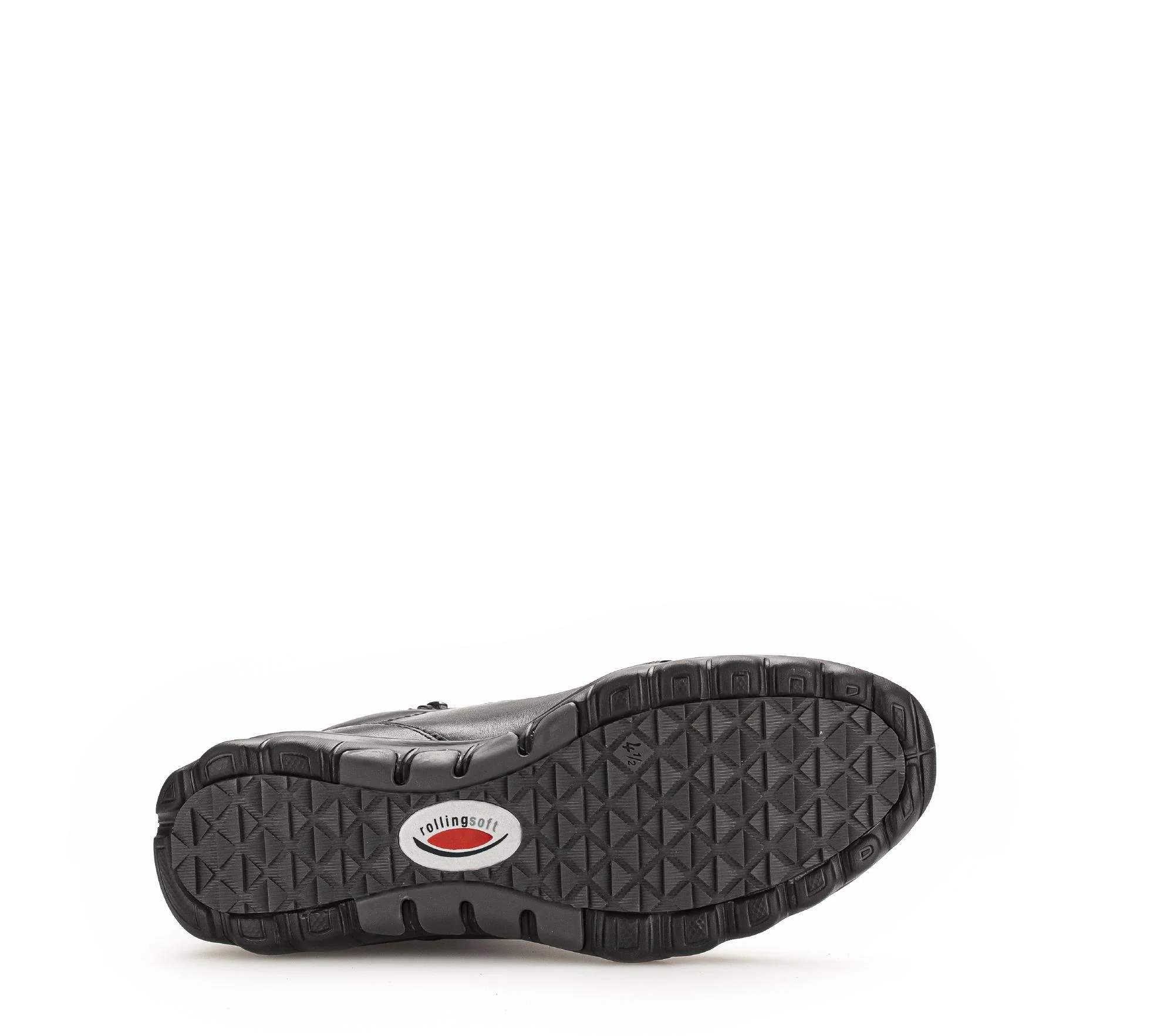 Baskets montantes noires en cuir lisse - Image 7