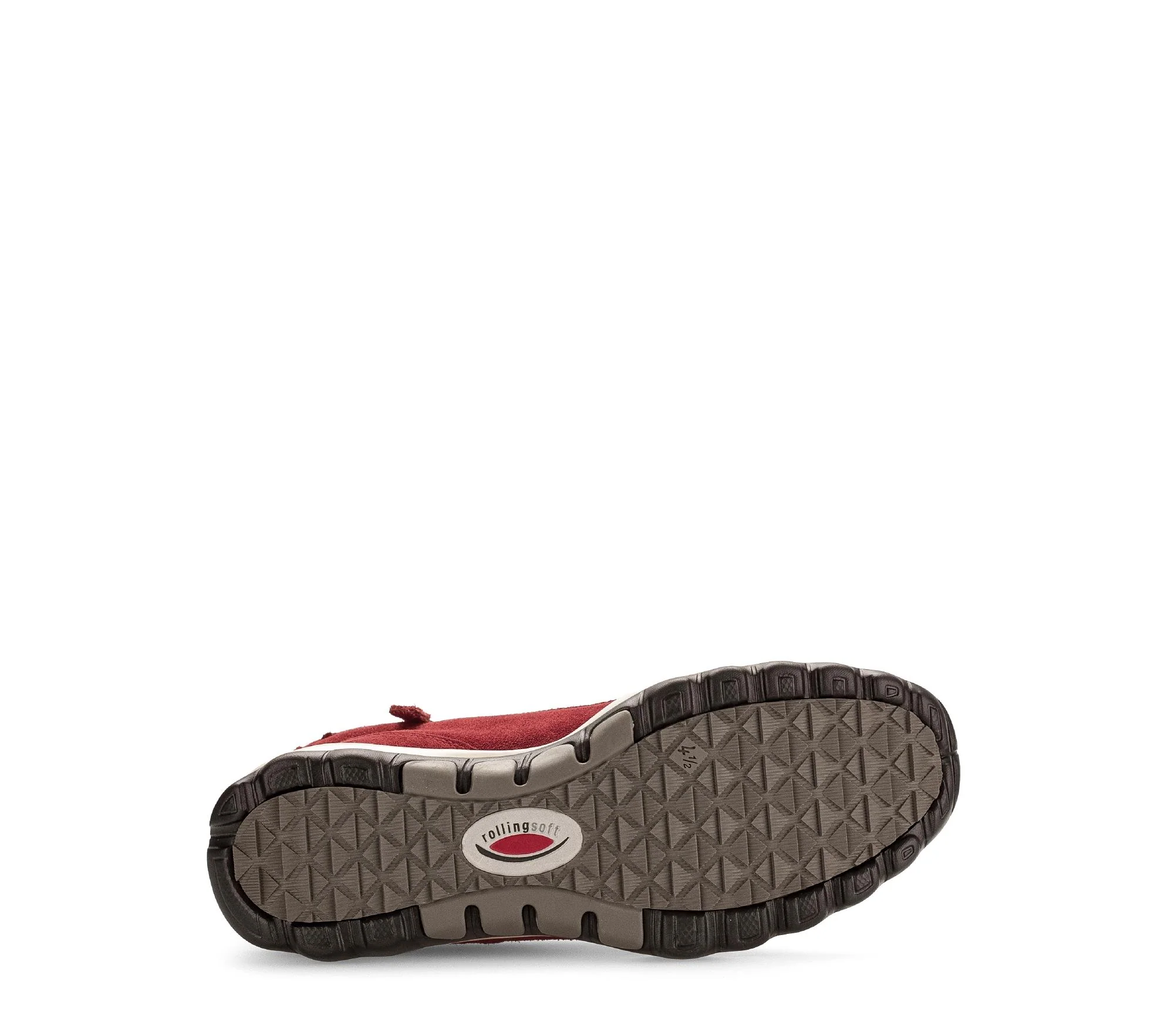 Baskets montantes rouges en cuir - Image 7