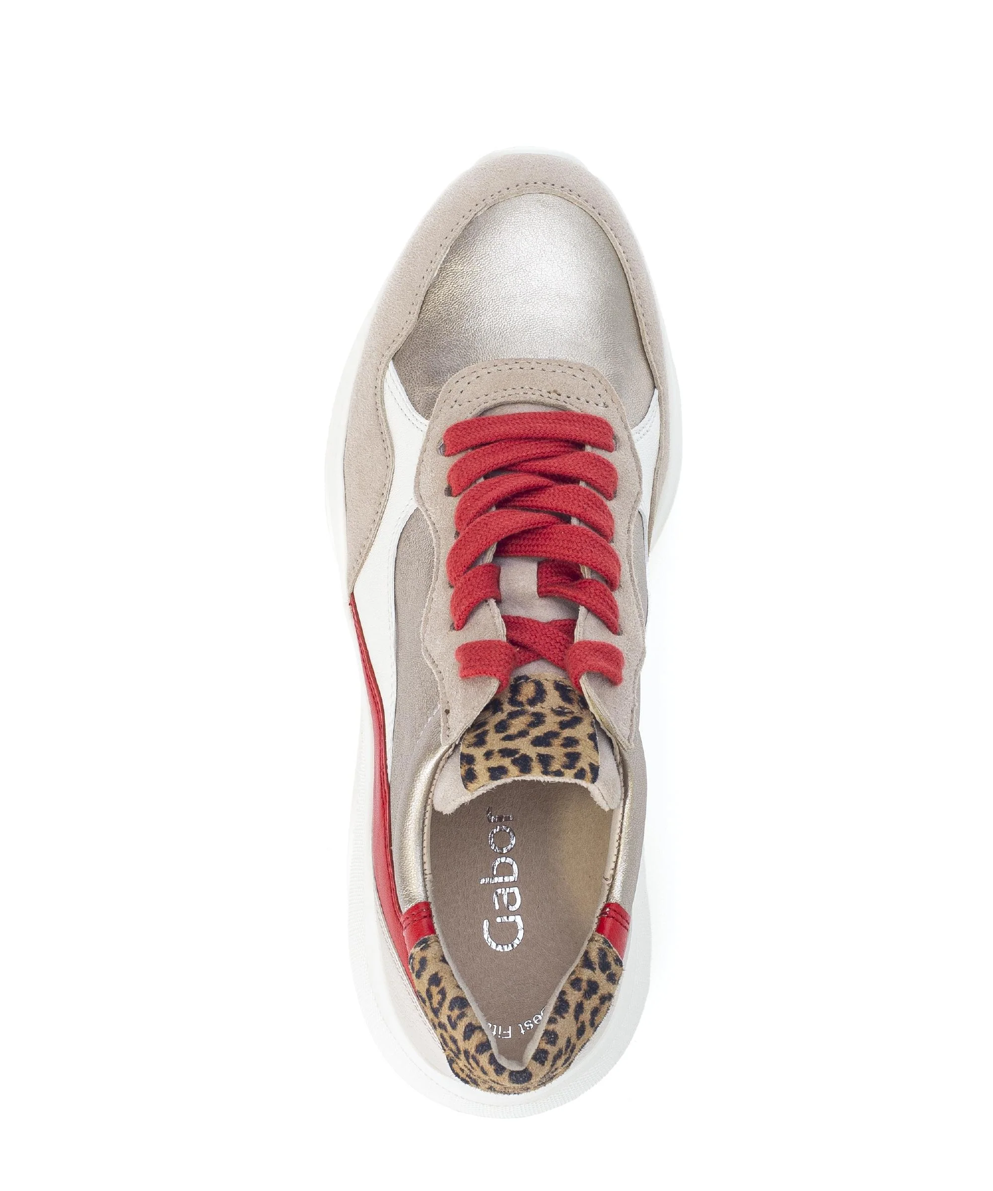 Baskets multicolores en cuir - Image 3