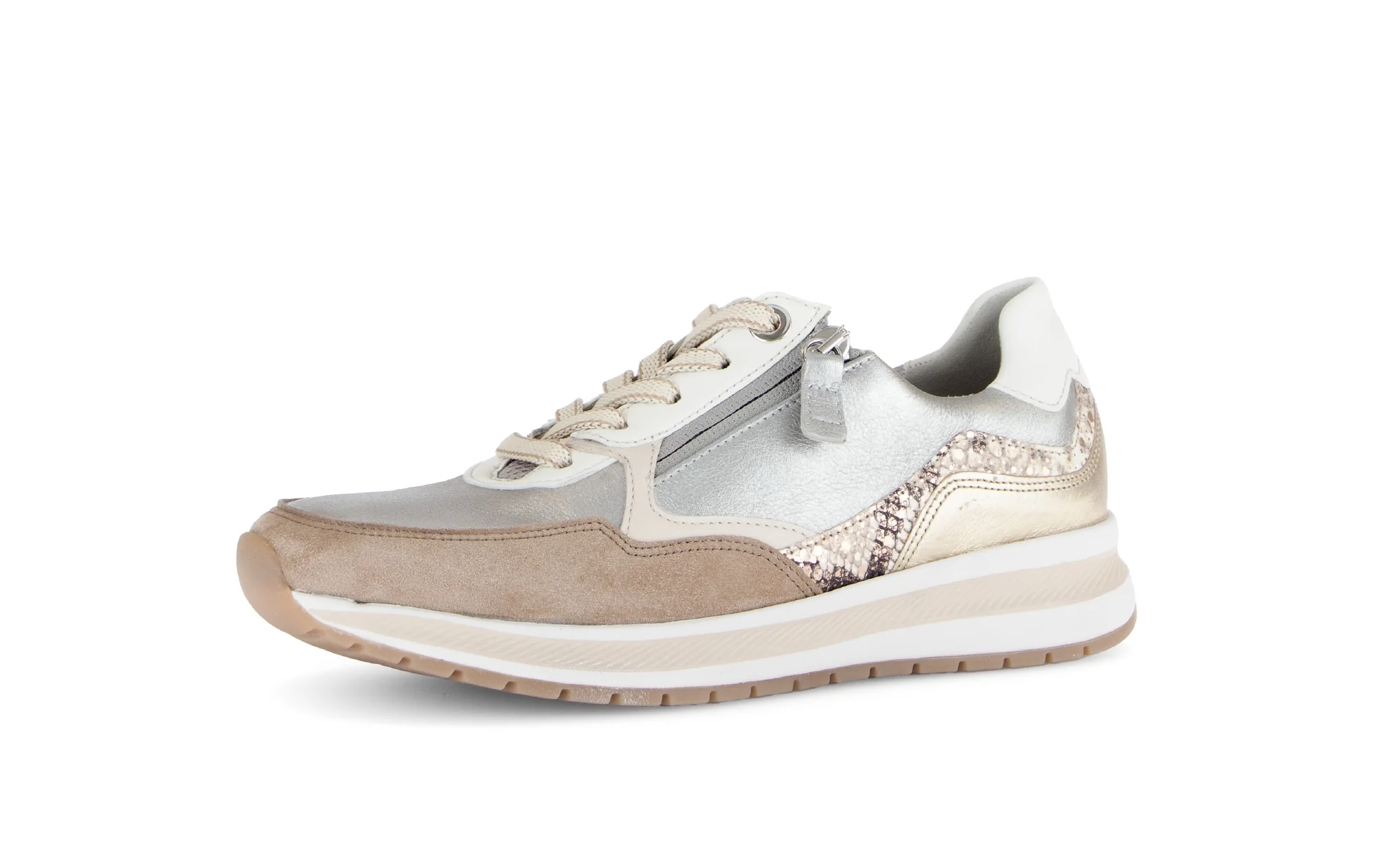 Baskets multicolores en cuir lisse - Image 6