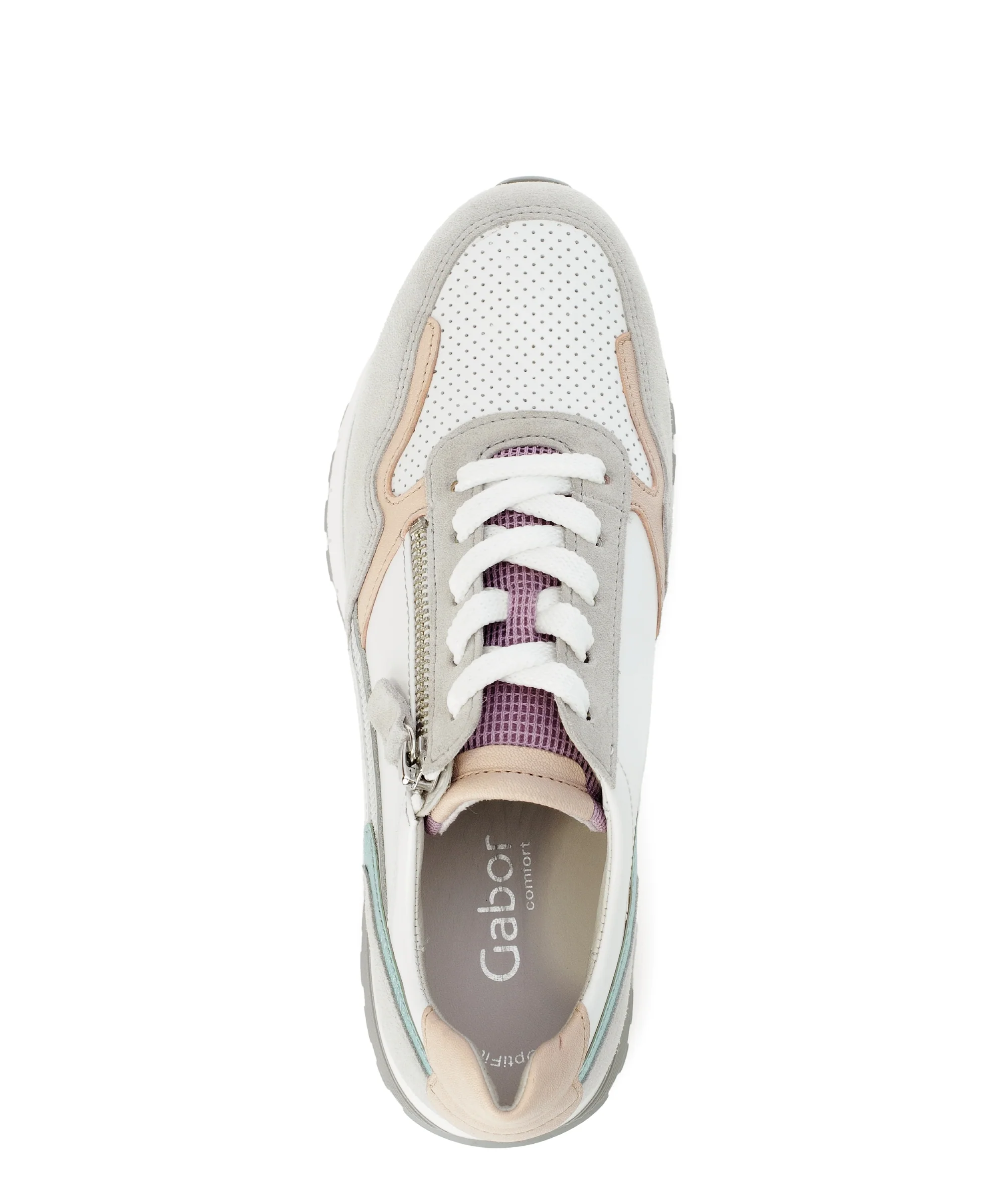 Baskets multicolores en cuir lisse - Image 3