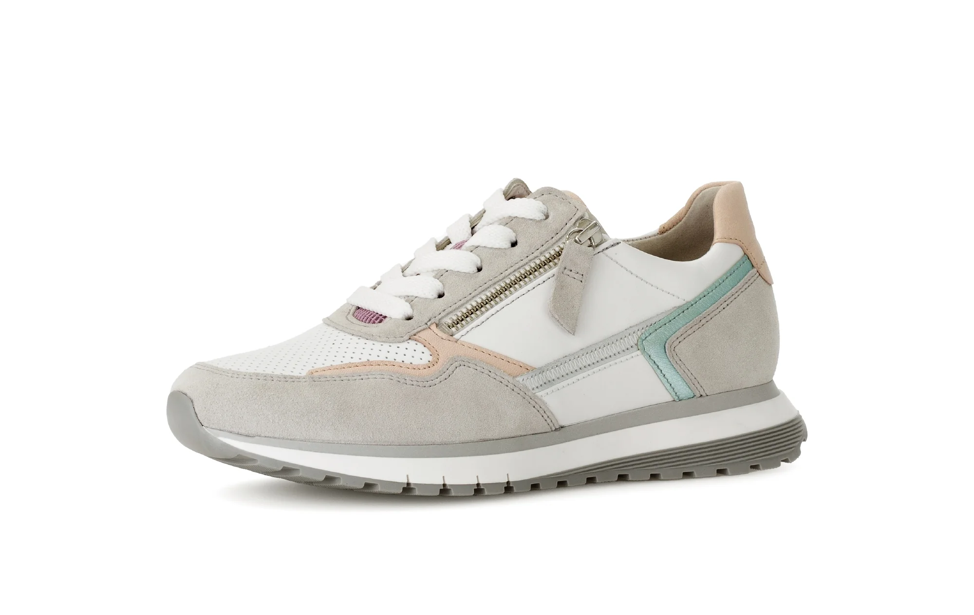 Baskets multicolores en cuir lisse - Image 6