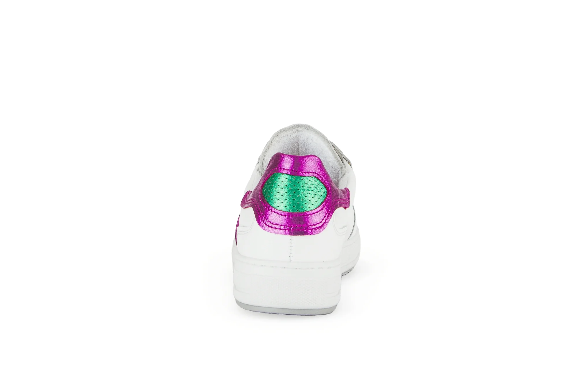 Baskets multicolores en cuir grainé - Image 6