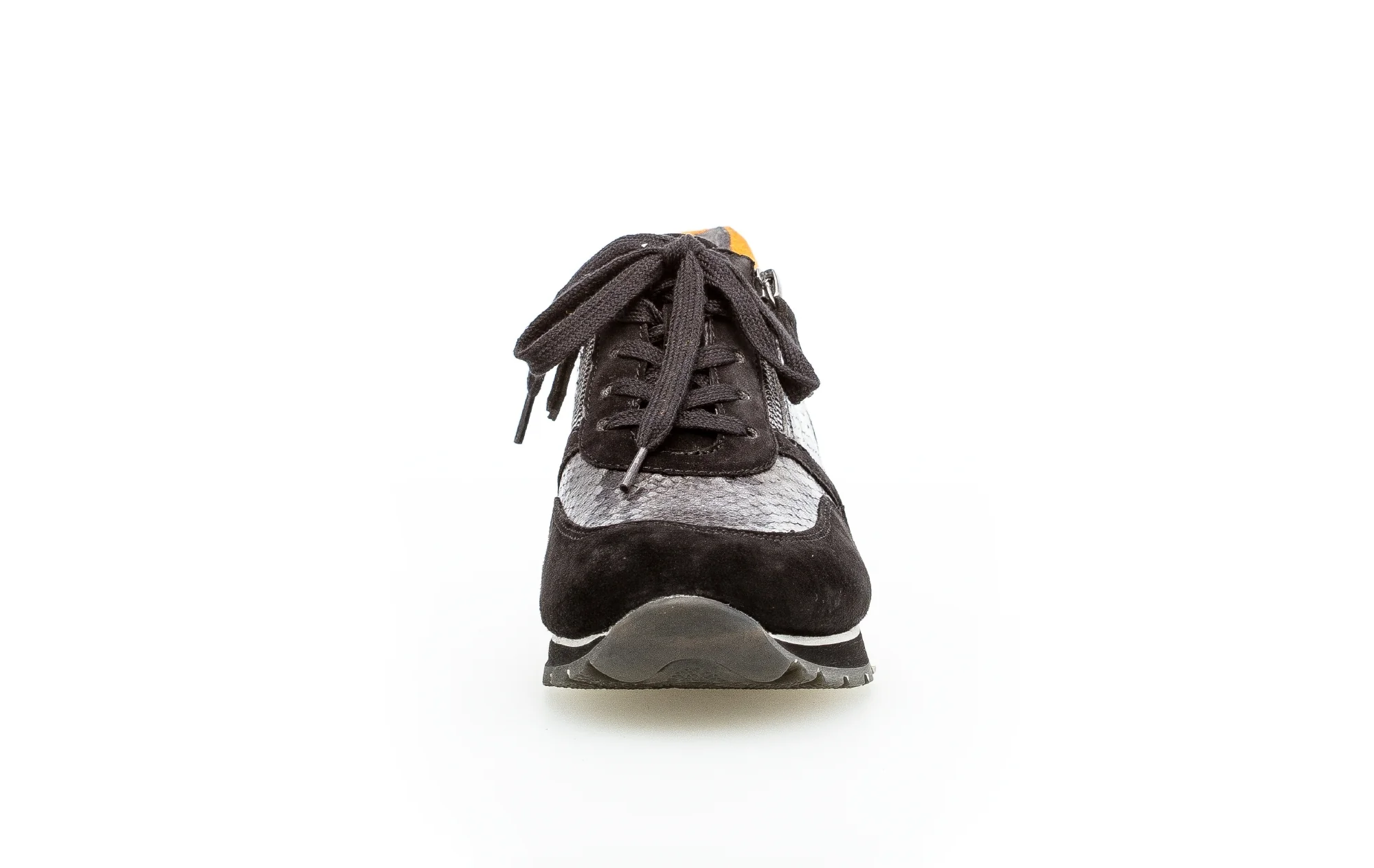 Baskets noires effet reptile - Image 5