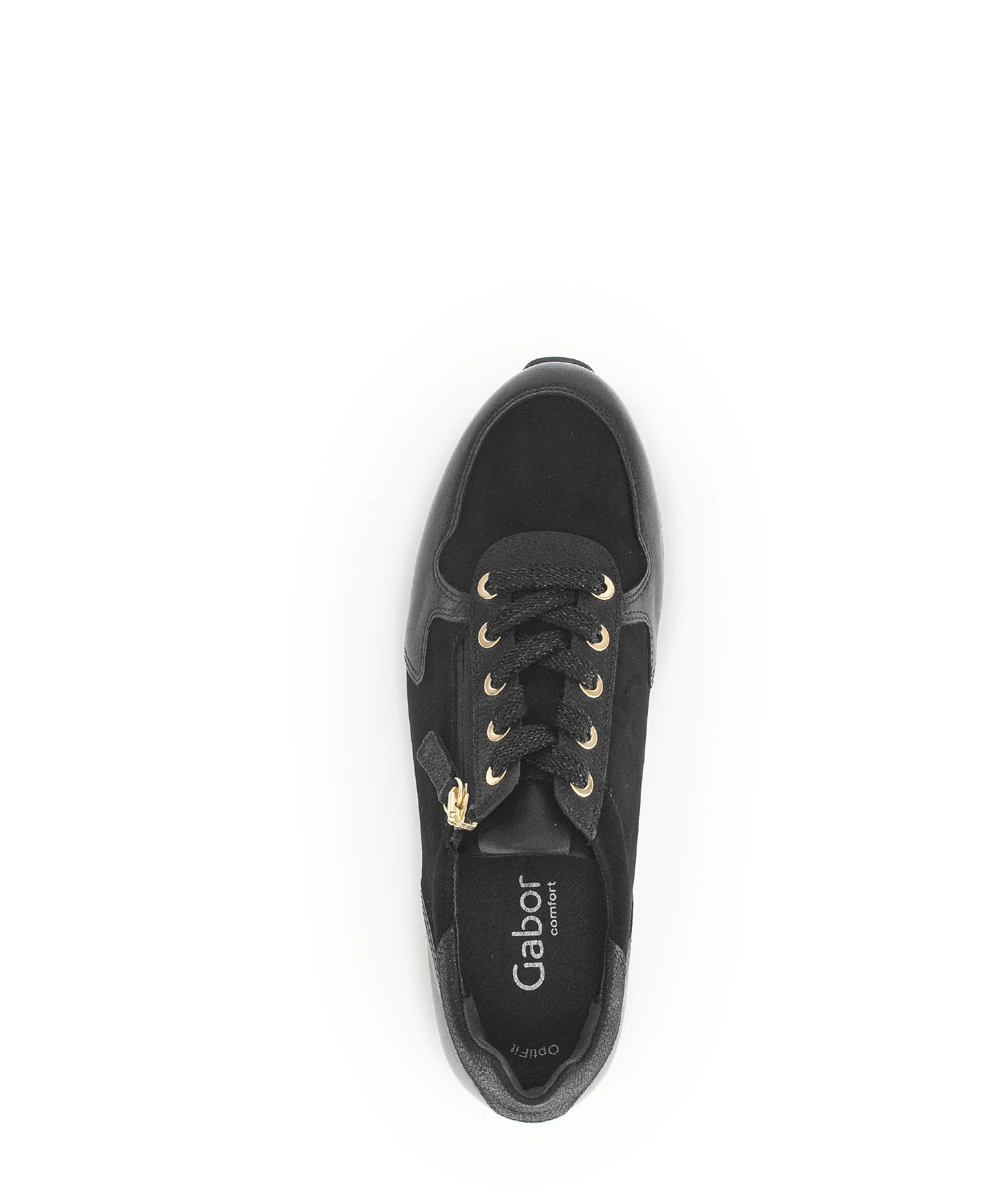 Baskets noires en combinaison cuirs - Image 6