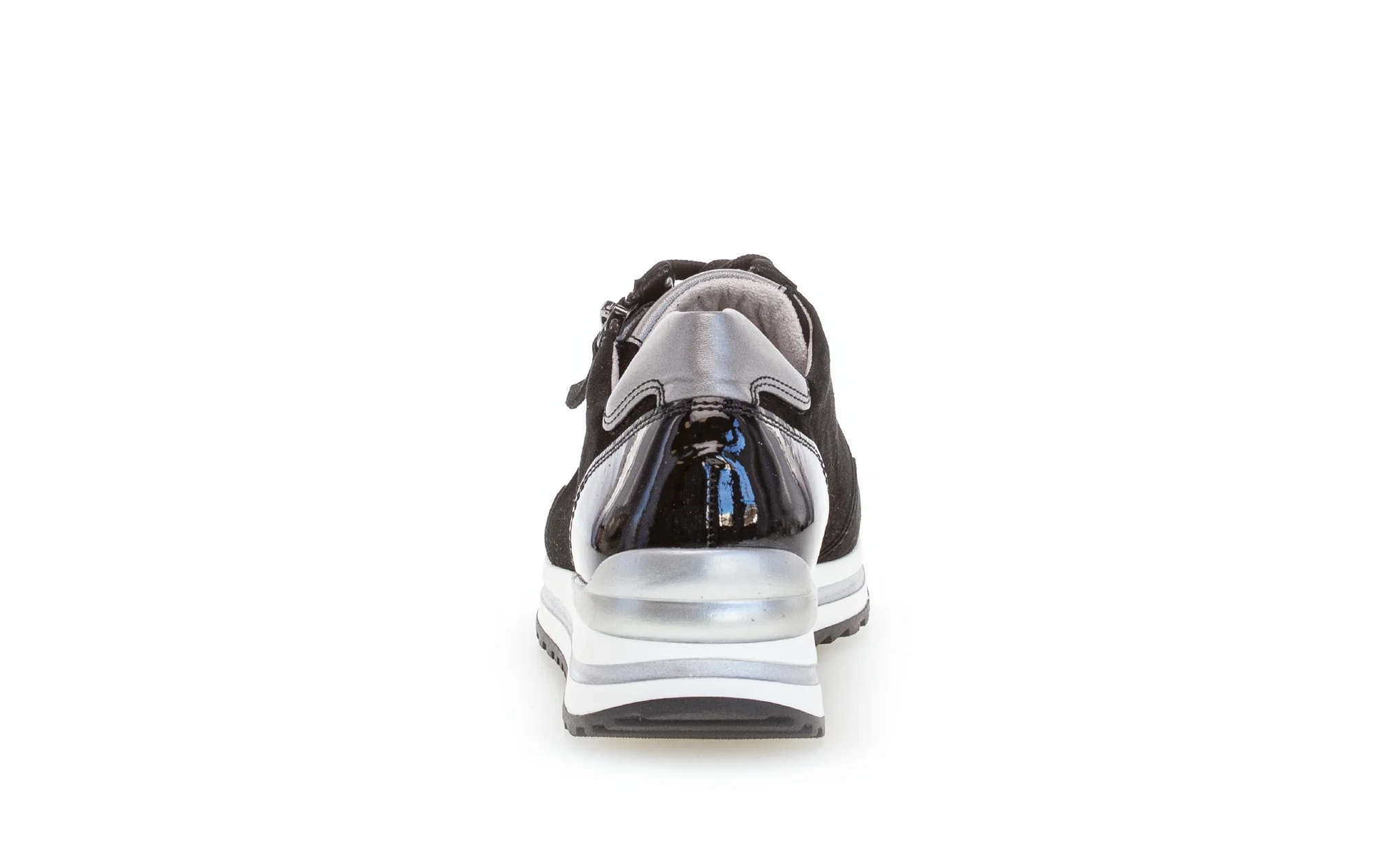 Baskets noires en combinaison cuirs - Image 5
