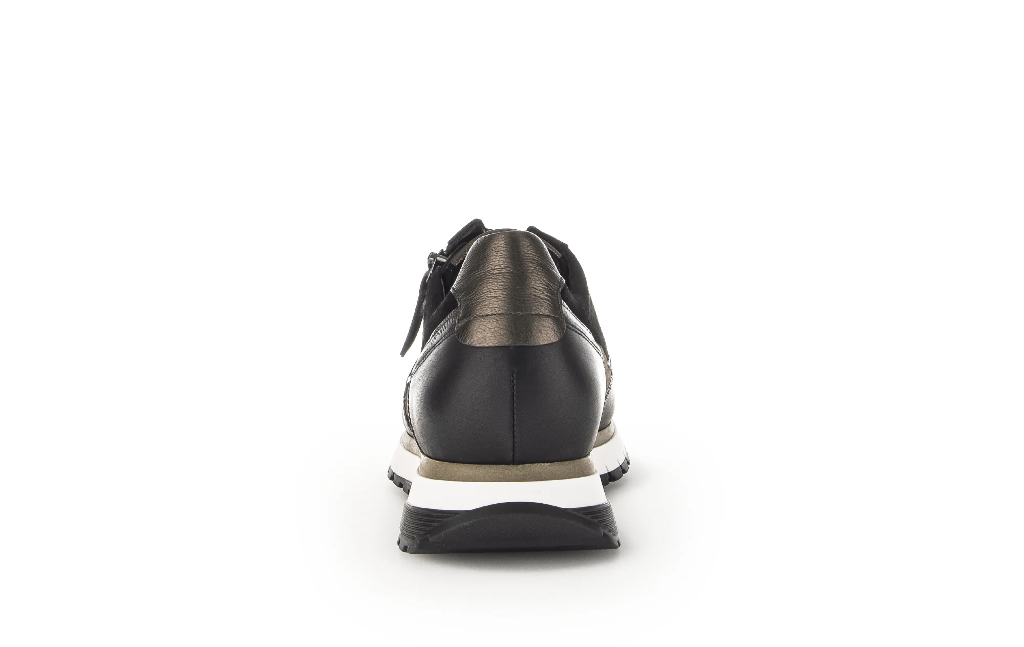 Baskets noires en combinaison cuirs - Image 5