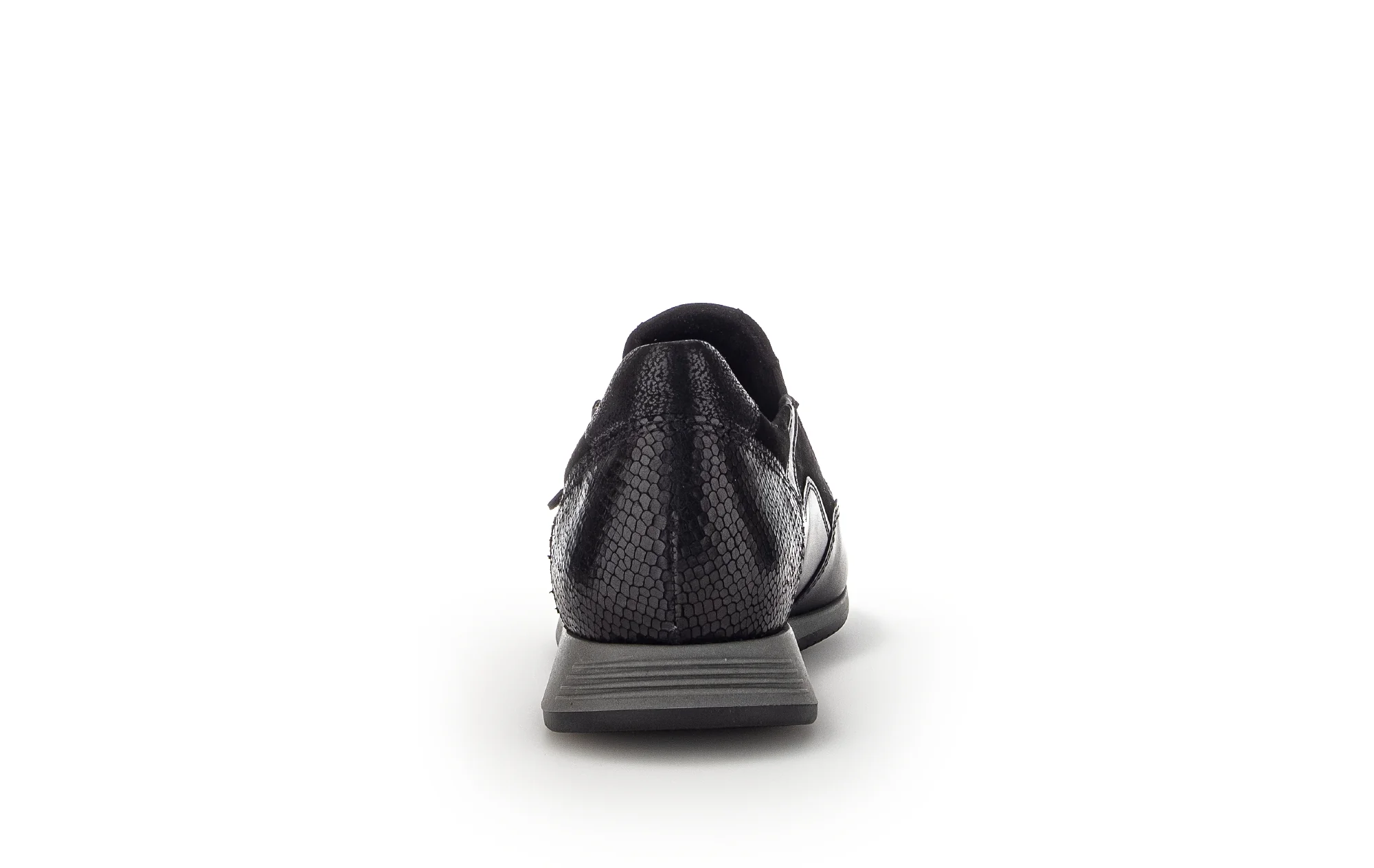 Baskets noires en combinaison cuirs - Image 5