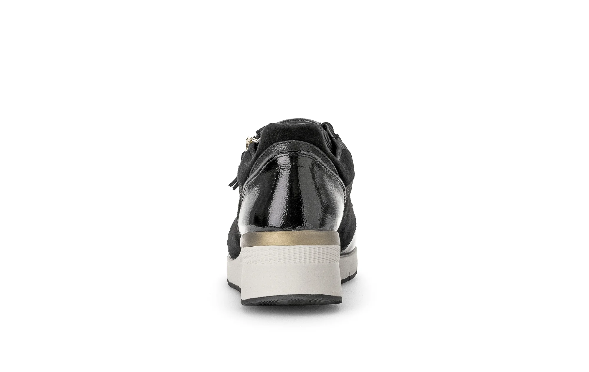 Baskets noires en combinaison cuirs - Image 5