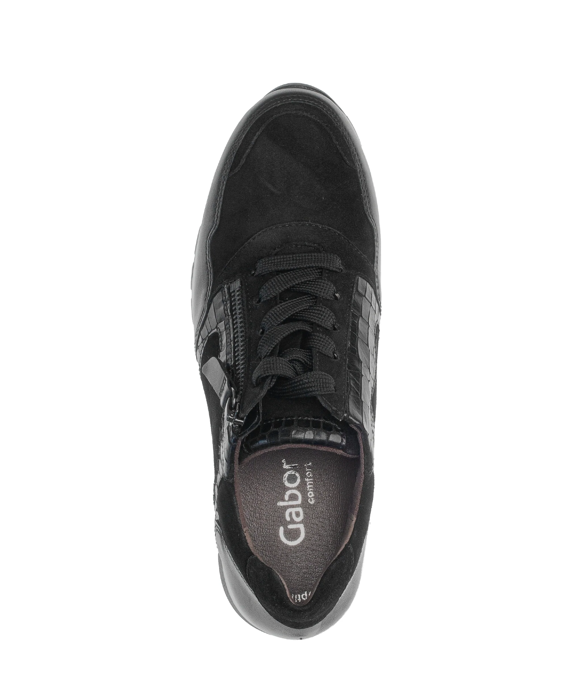 Baskets noires en cuir et nubuck - Image 3