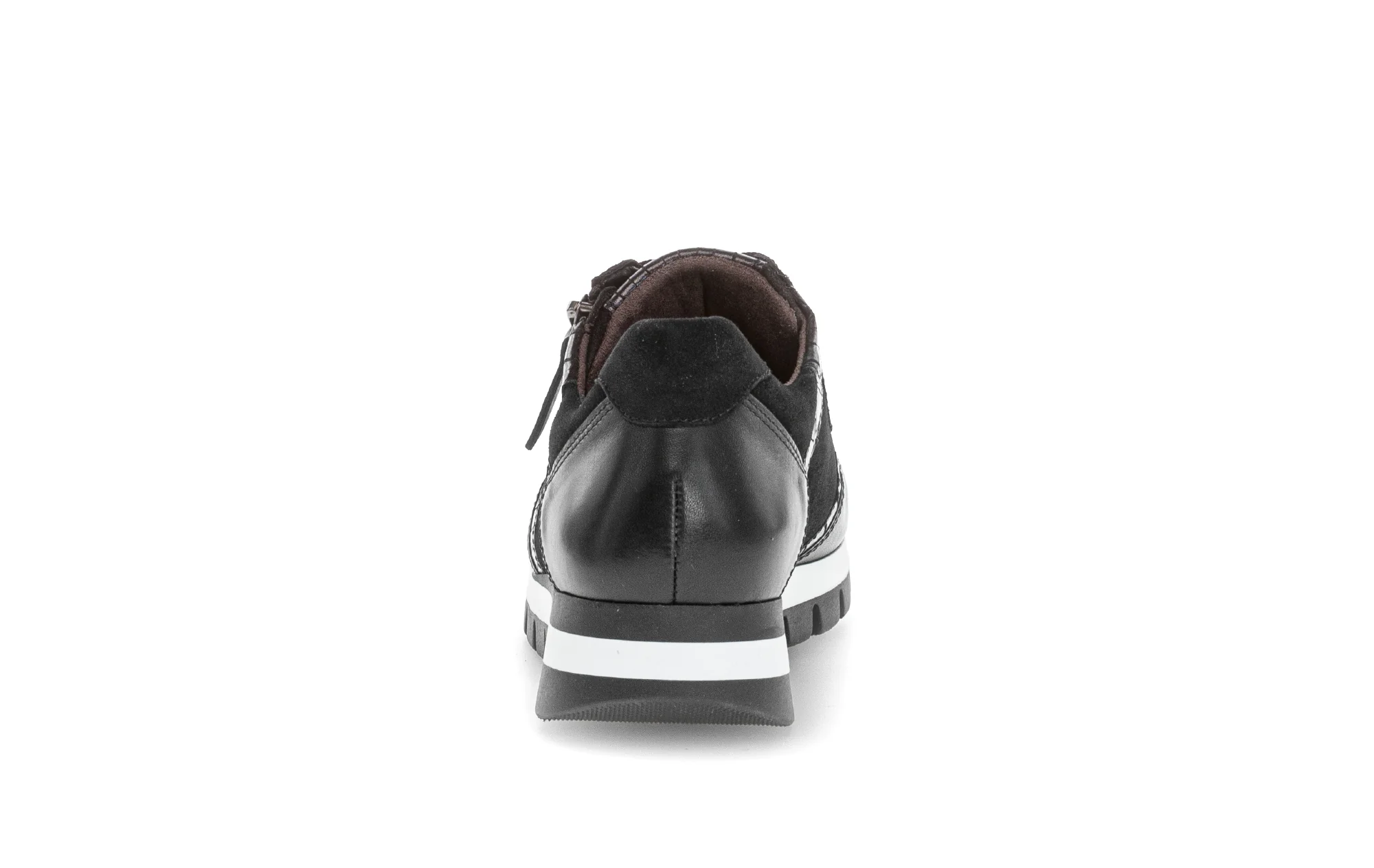 Baskets noires en cuir et nubuck - Image 4