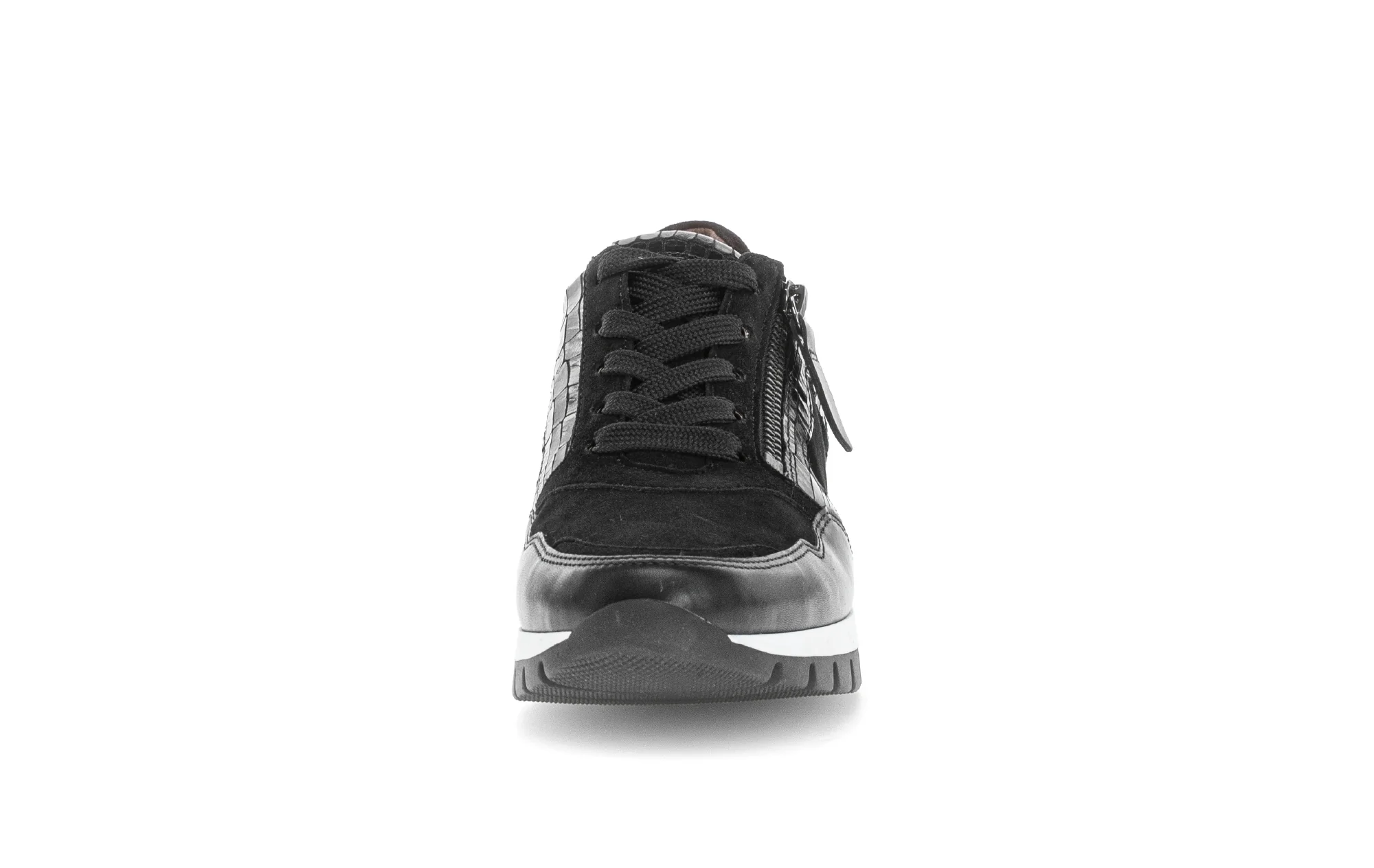 Baskets noires en cuir et nubuck - Image 5
