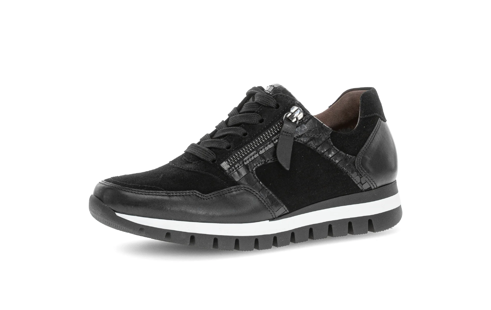 Baskets noires en cuir et nubuck - Image 6