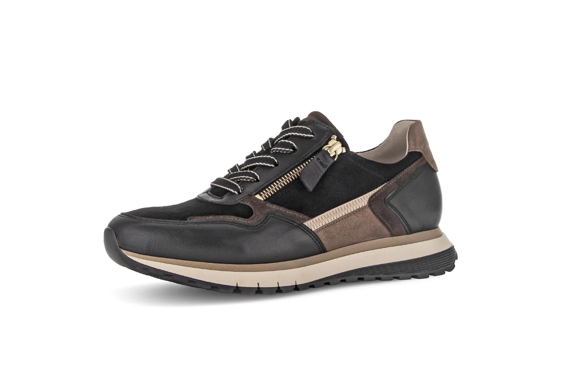 Baskets noires en cuir et nubuck - Image 6