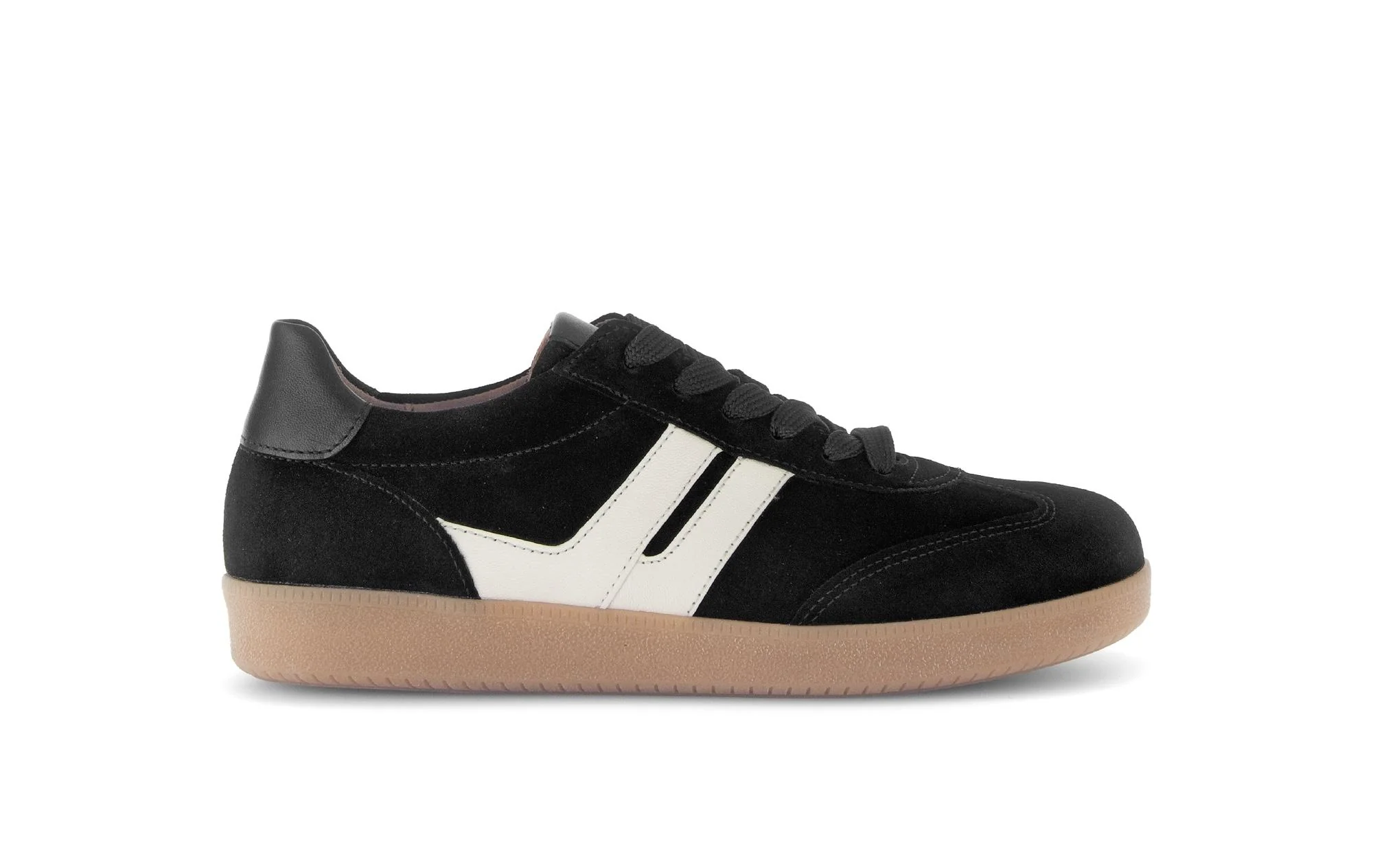Baskets noires en nubuck