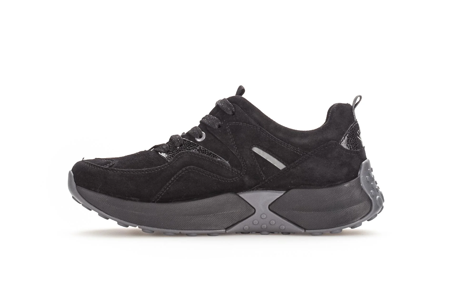 Baskets noires en cuir - Image 2