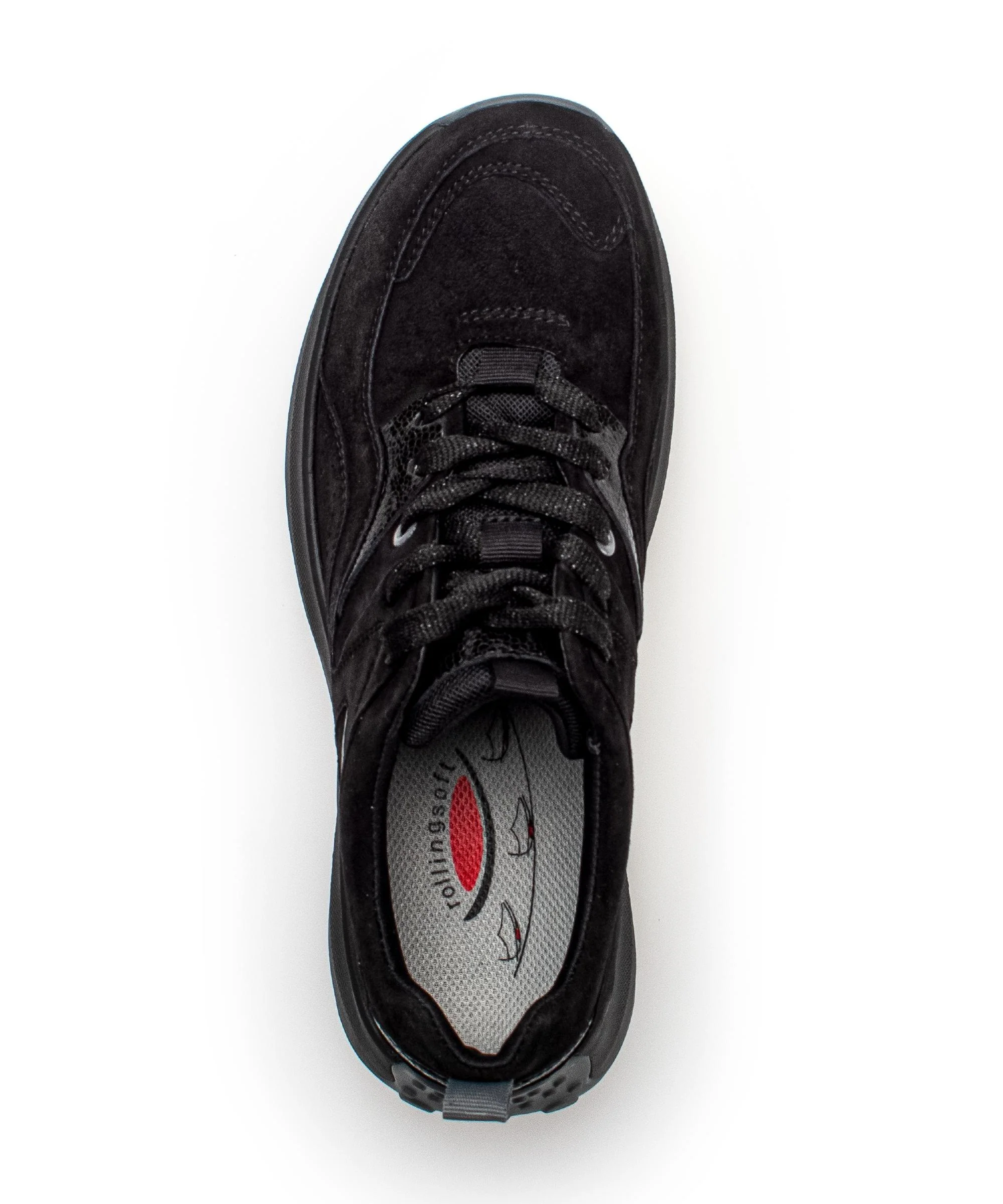 Baskets noires en cuir - Image 3