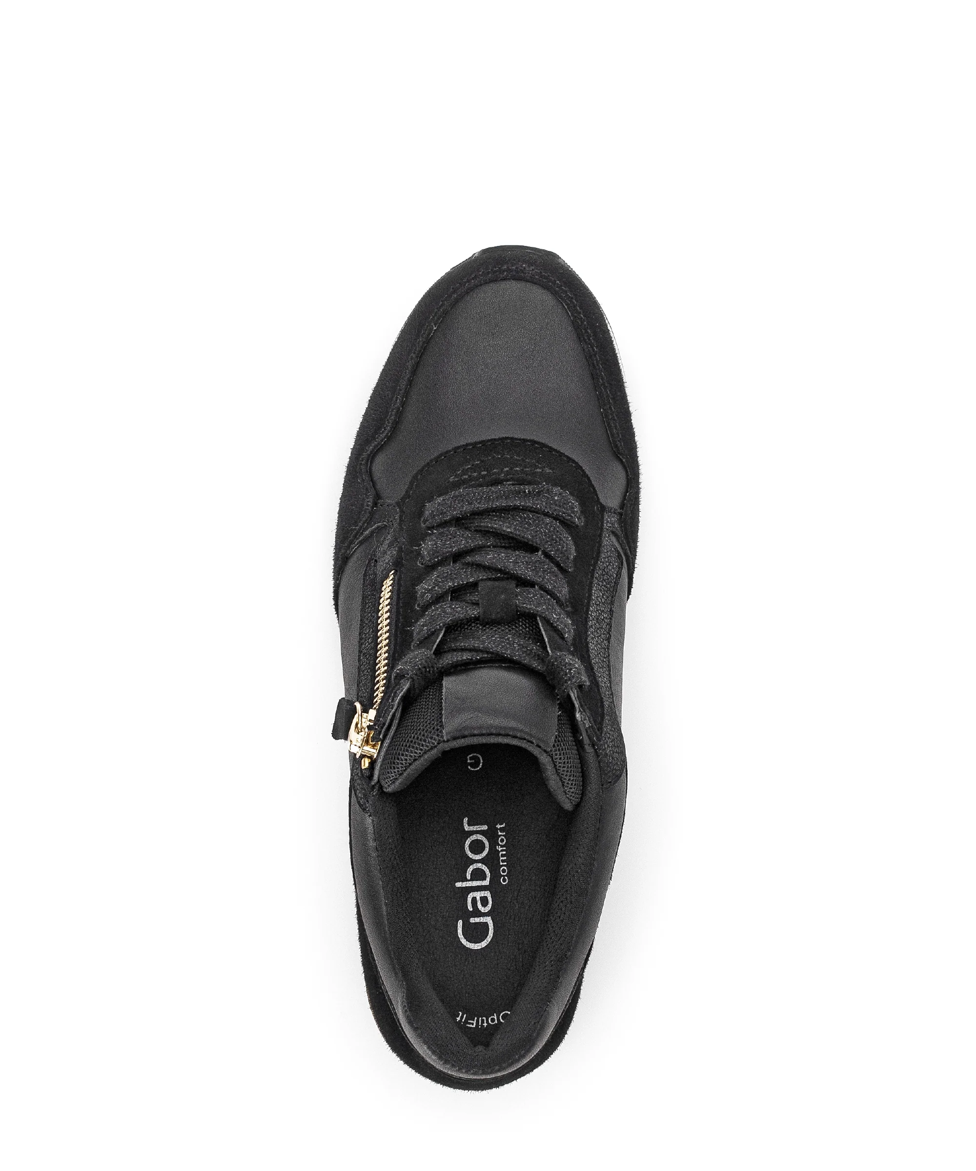 Baskets noires en cuir et nubuck - Image 3