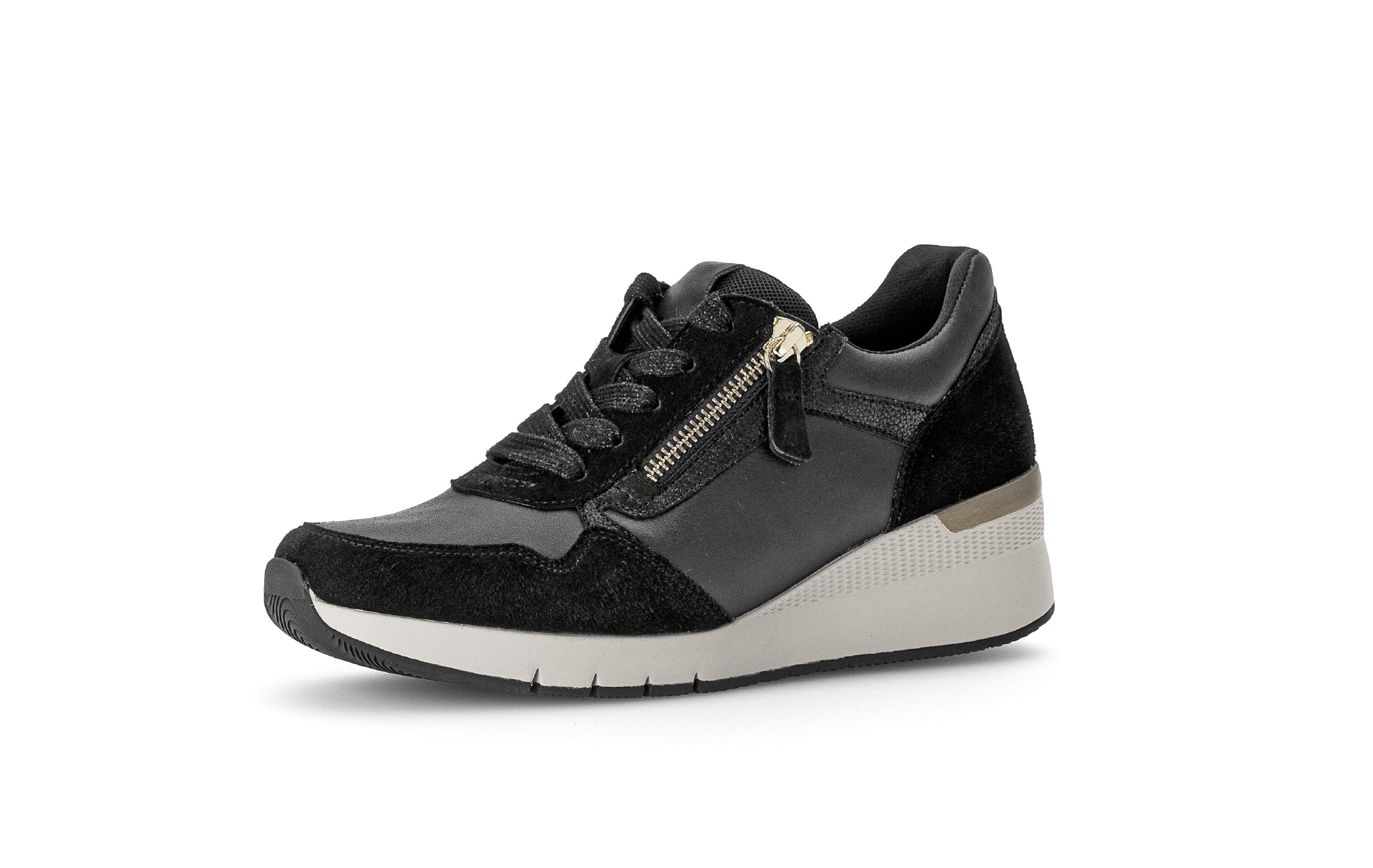 Baskets noires en cuir et nubuck - Image 6