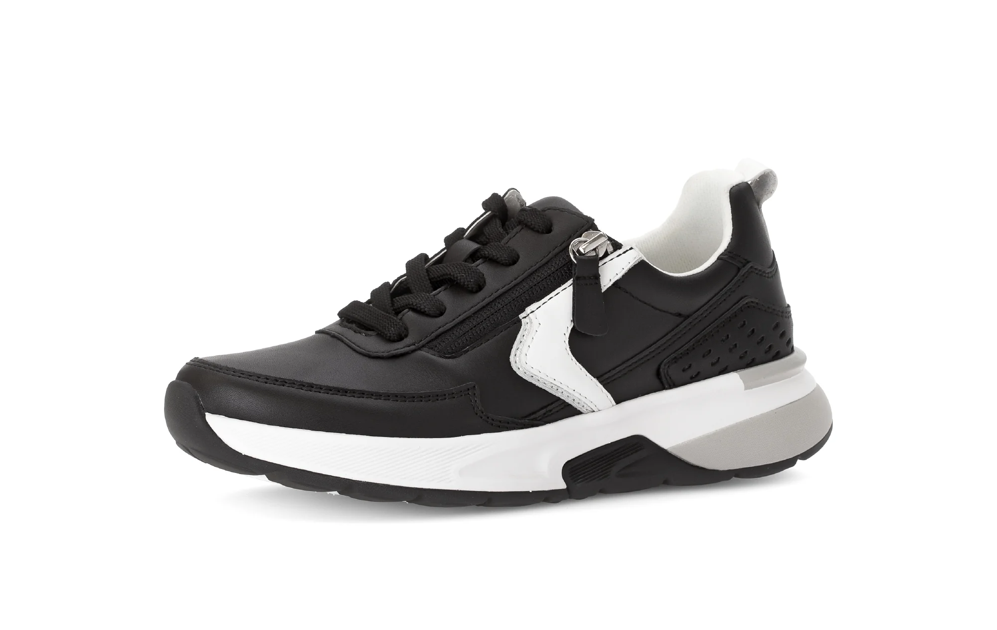 Baskets noires en cuir - Image 6