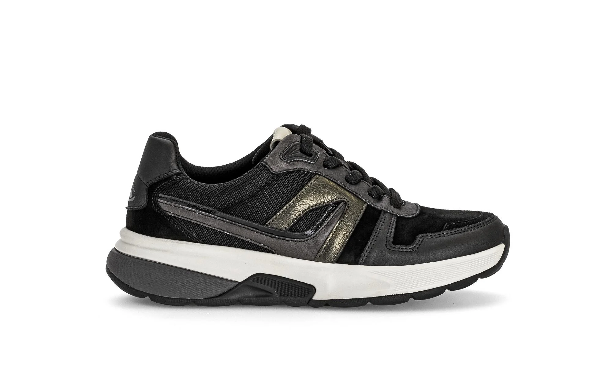 Baskets noires en cuir