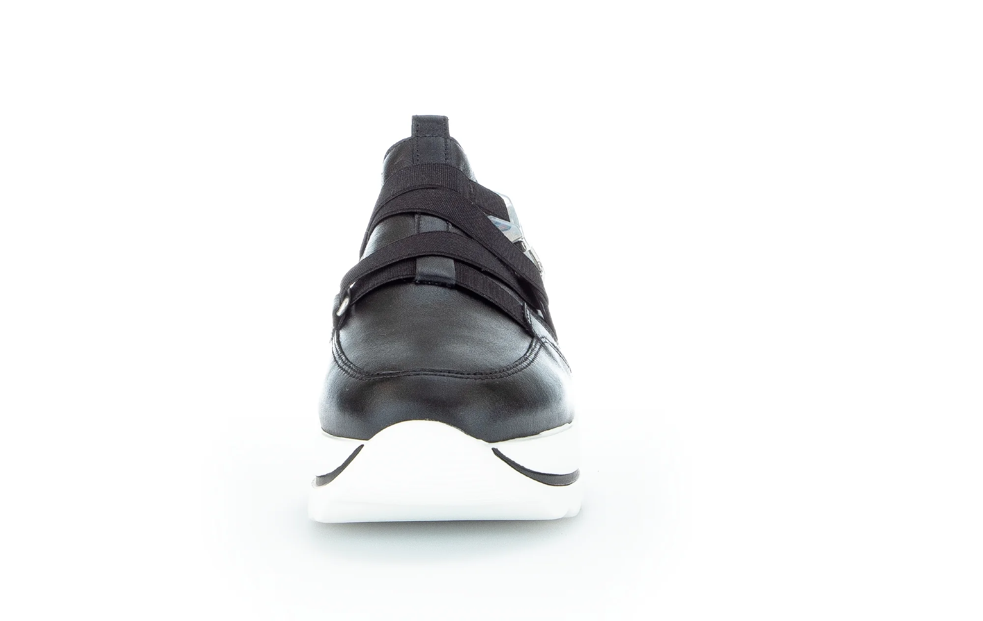 Baskets noires en cuir - Image 3