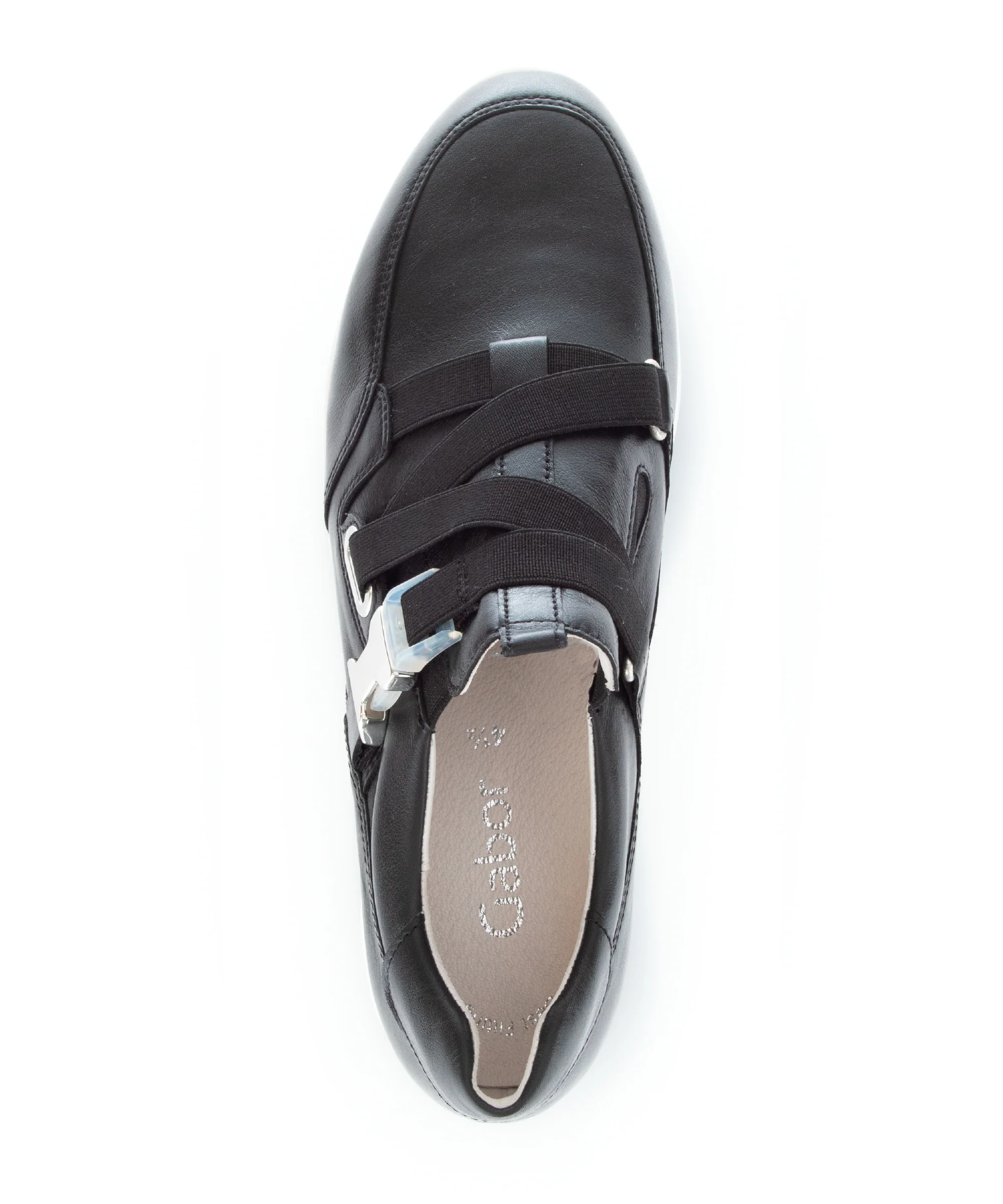Baskets noires en cuir - Image 5