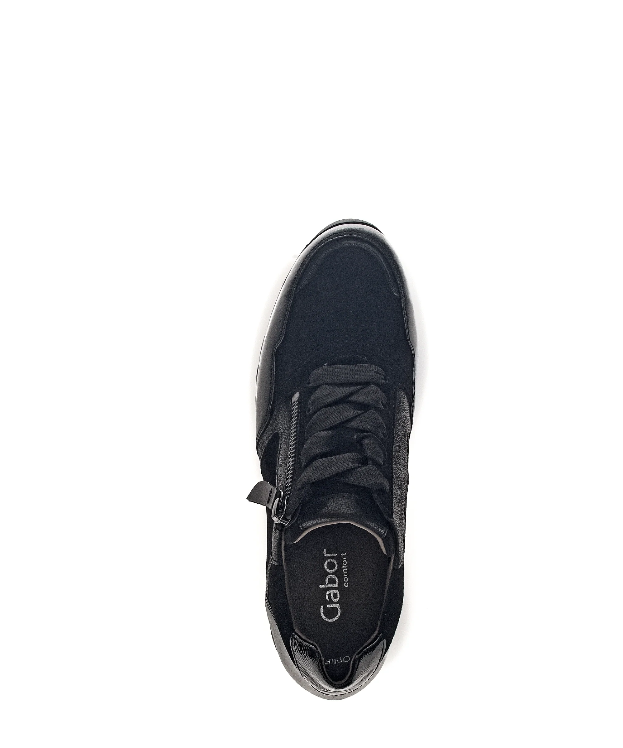 Baskets noires en cuir et nubuck - Image 3