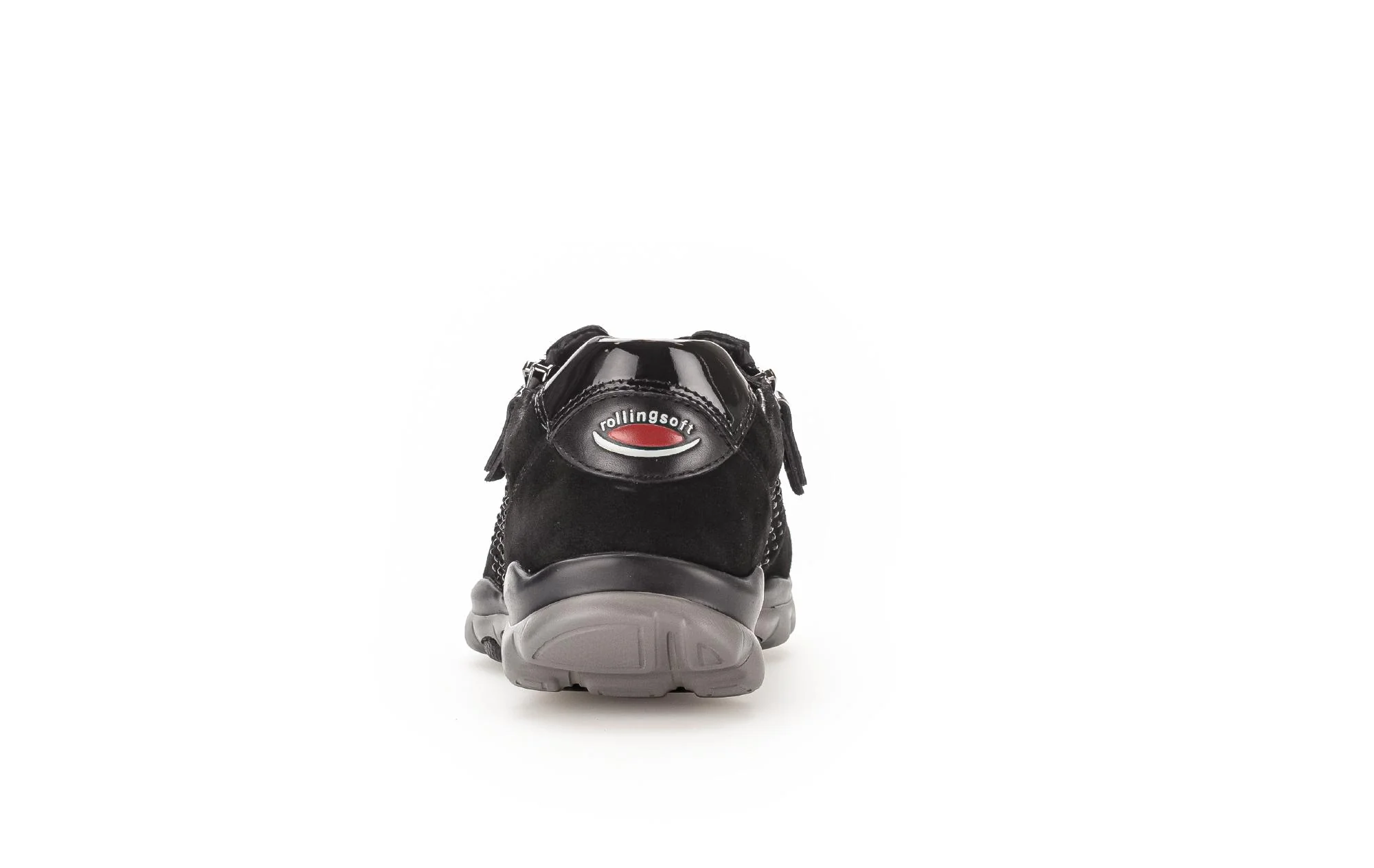 Baskets noires en Nubuck avec strass - Image 4