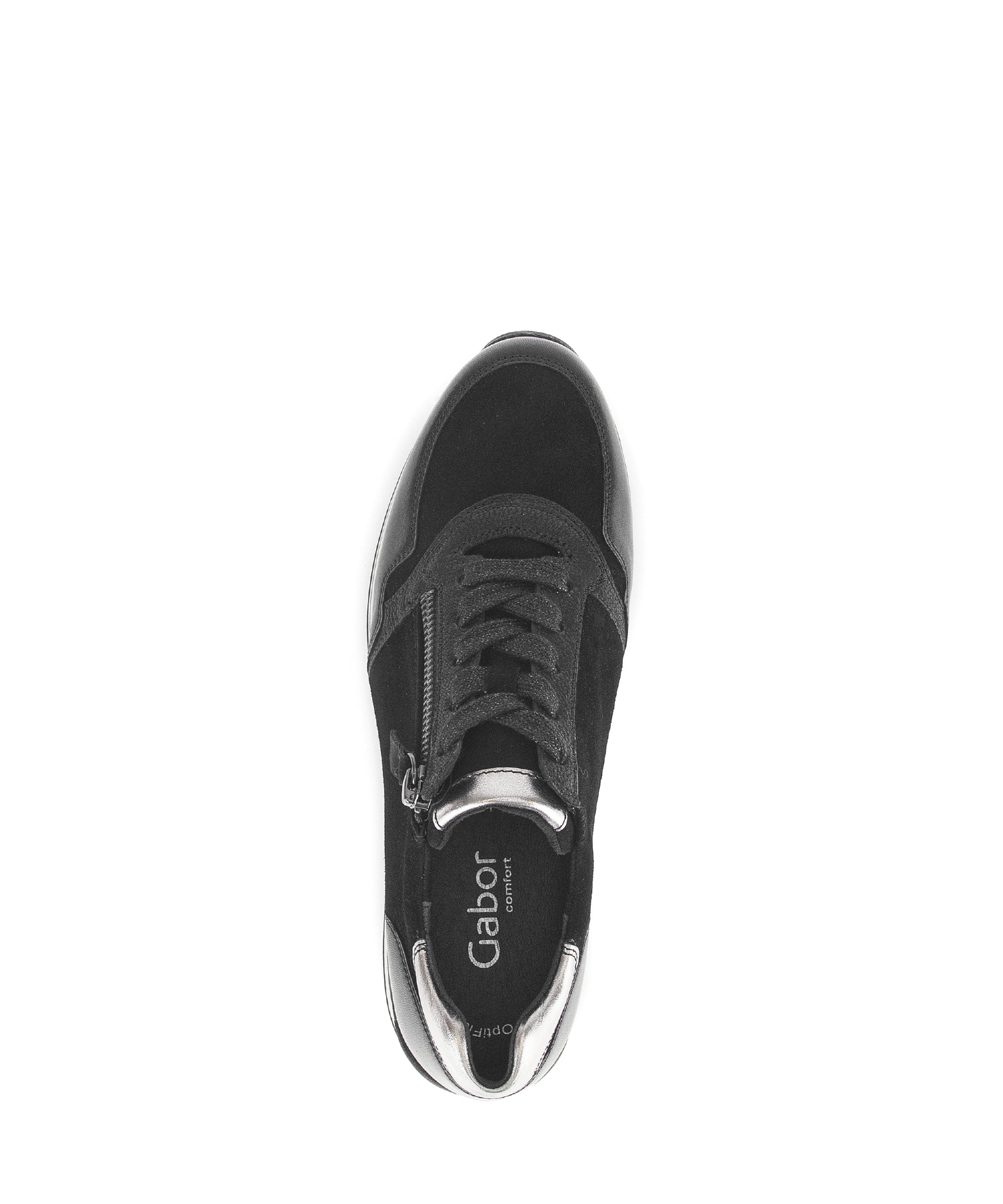 Baskets noires en cuir et nubuck - Image 3