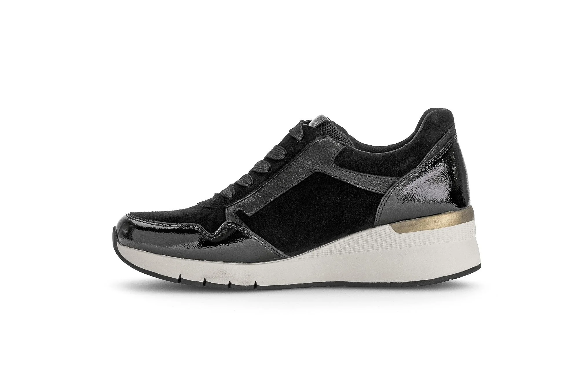 Baskets noires en cuir - Image 2