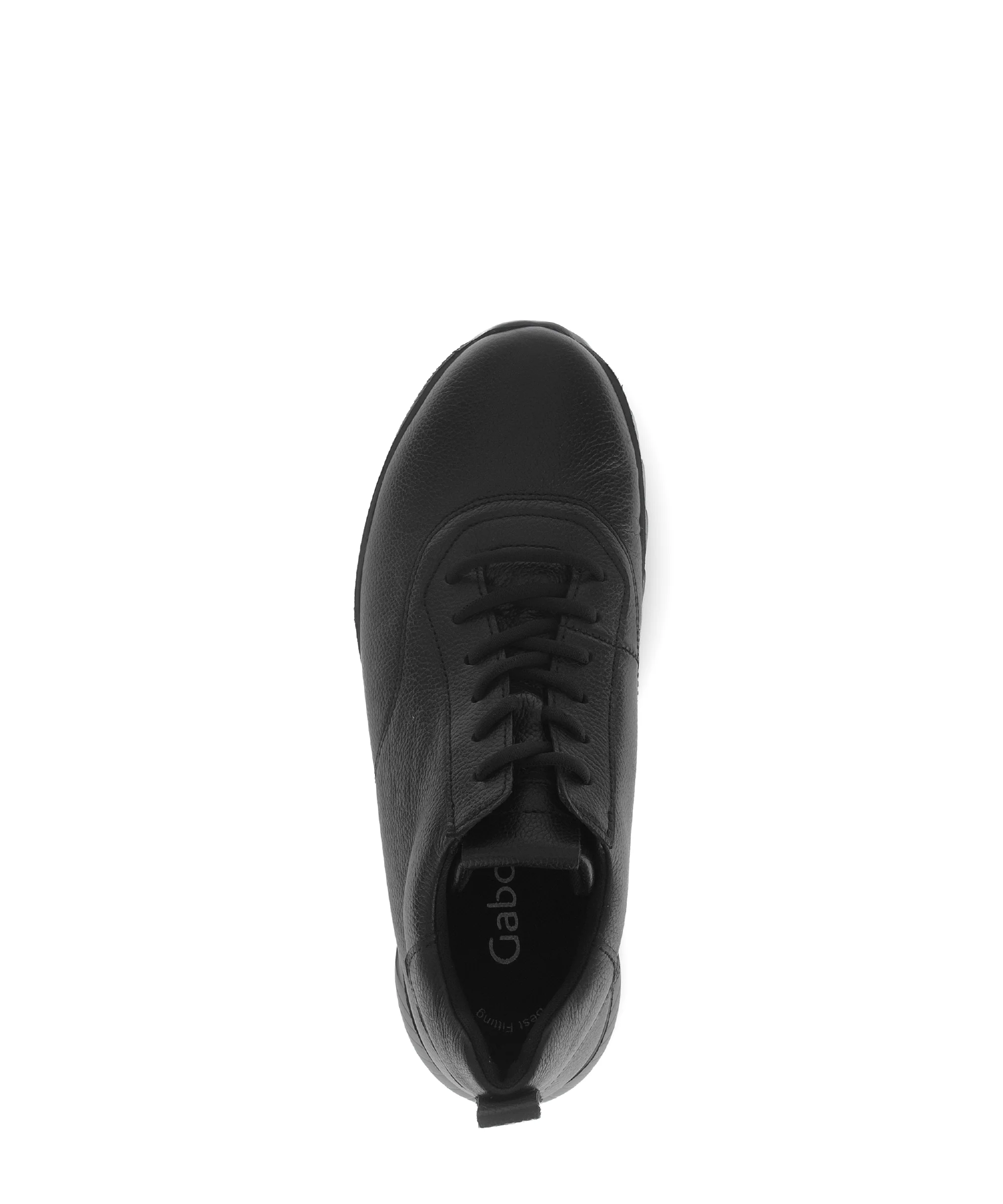 Baskets noires en cuir imprimé - Image 3