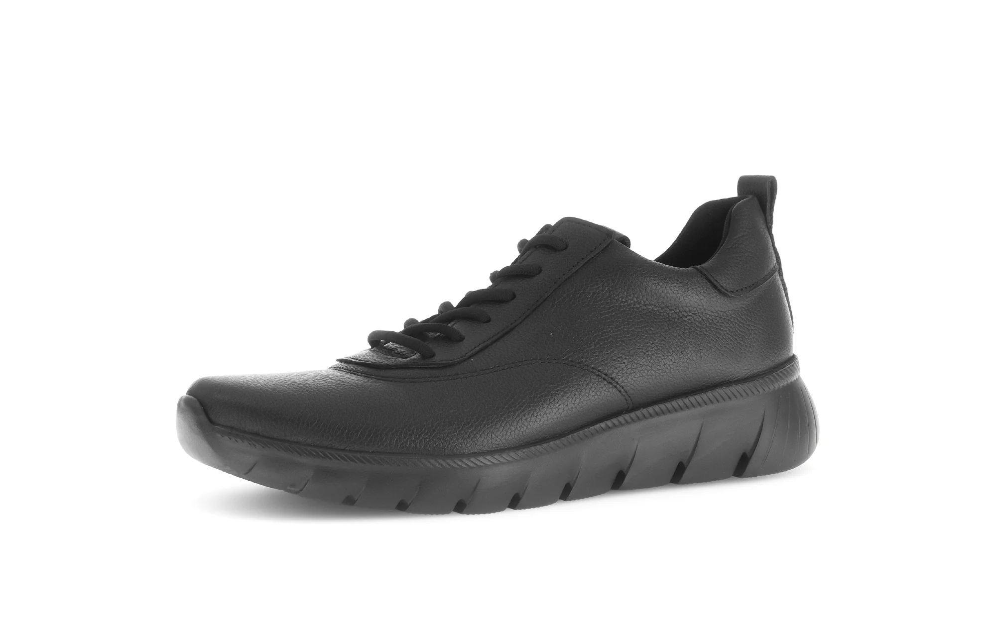 Baskets noires en cuir imprimé - Image 6