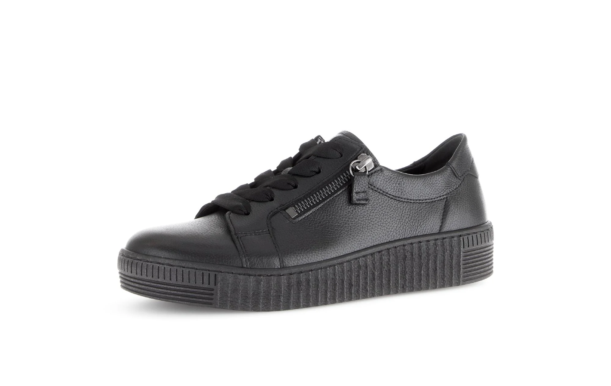 Baskets noires en cuir - Image 6